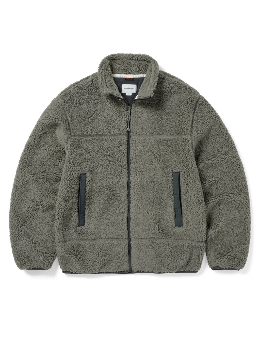 thisisneverthat - T Sherpa Fleece Jacket (Grey) product image 1 | TRAB K-Fashion Australia