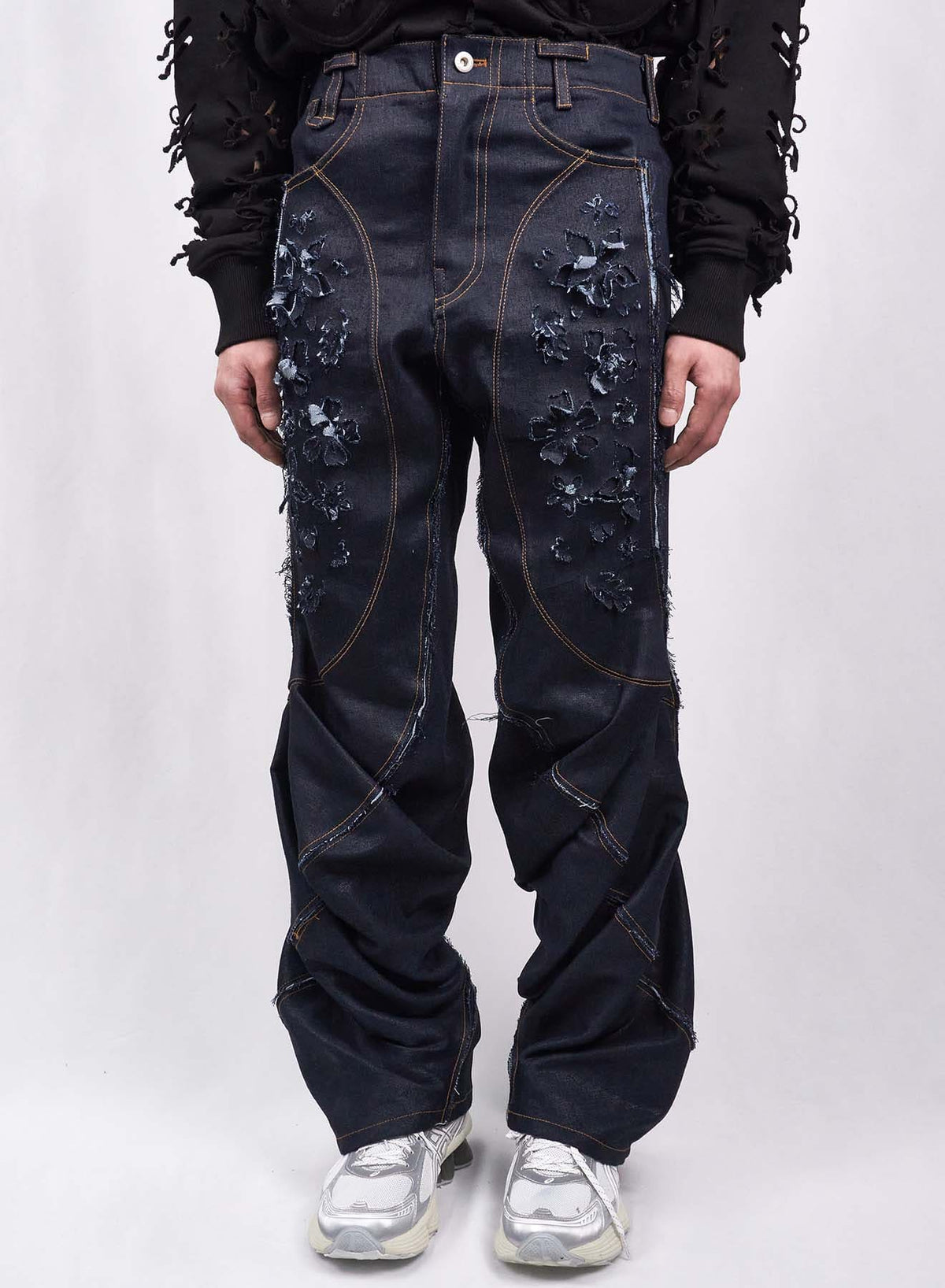 Juntae Kim - Laser-Slashed Twist Pants (OC2) product image 3 | TRAB K-Fashion Australia