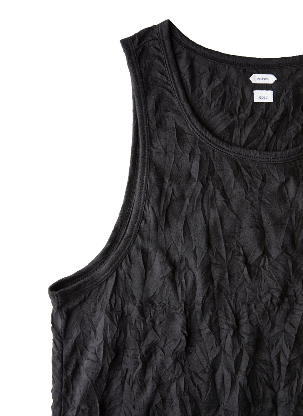 Post Archive Faction - Tank (Archive) (Creased Black) product image 4 | TRAB K-Fashion Australia