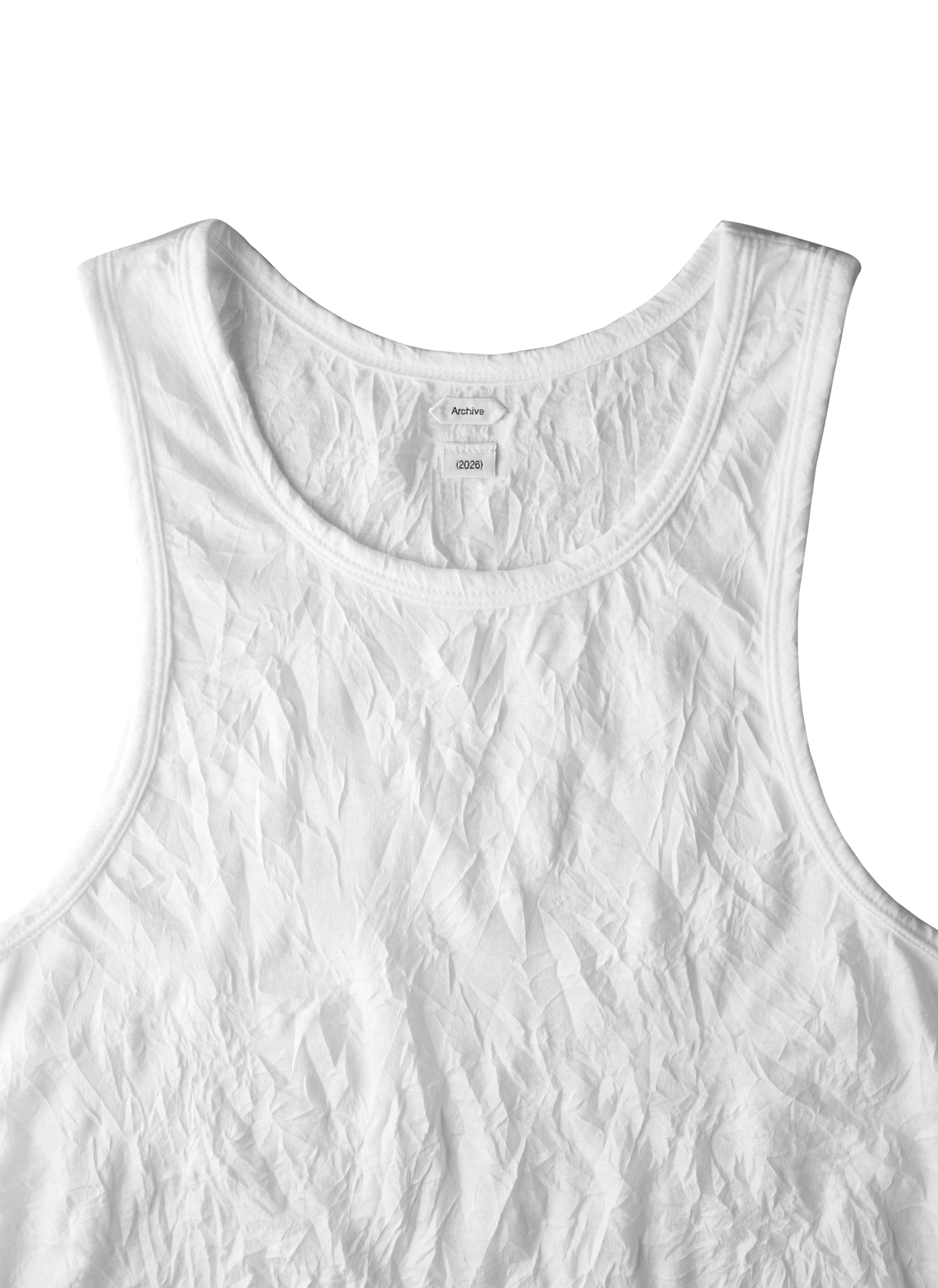 Post Archive Faction - Tank (Archive) (Creased White) product image 3 | TRAB K-Fashion Australia