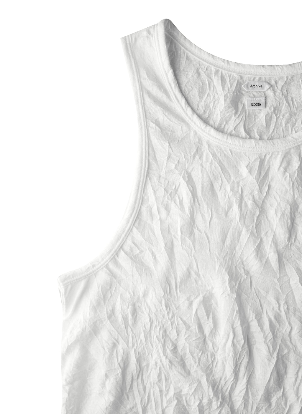 Post Archive Faction - Tank (Archive) (Creased White) product image 4 | TRAB K-Fashion Australia