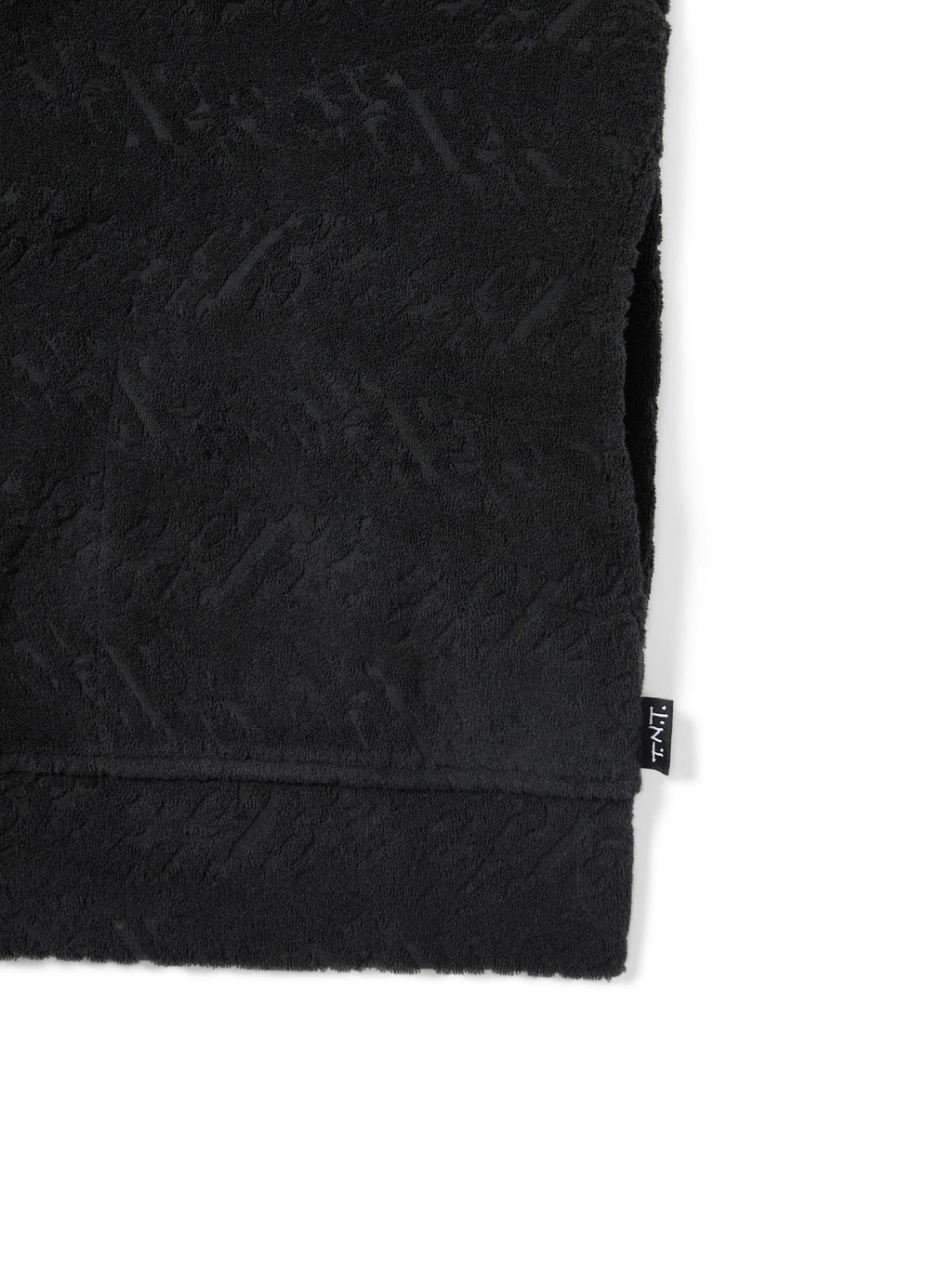 thisisneverthat - Terry S/S Zip Shirt (Black) product image 3 | TRAB K-Fashion Australia