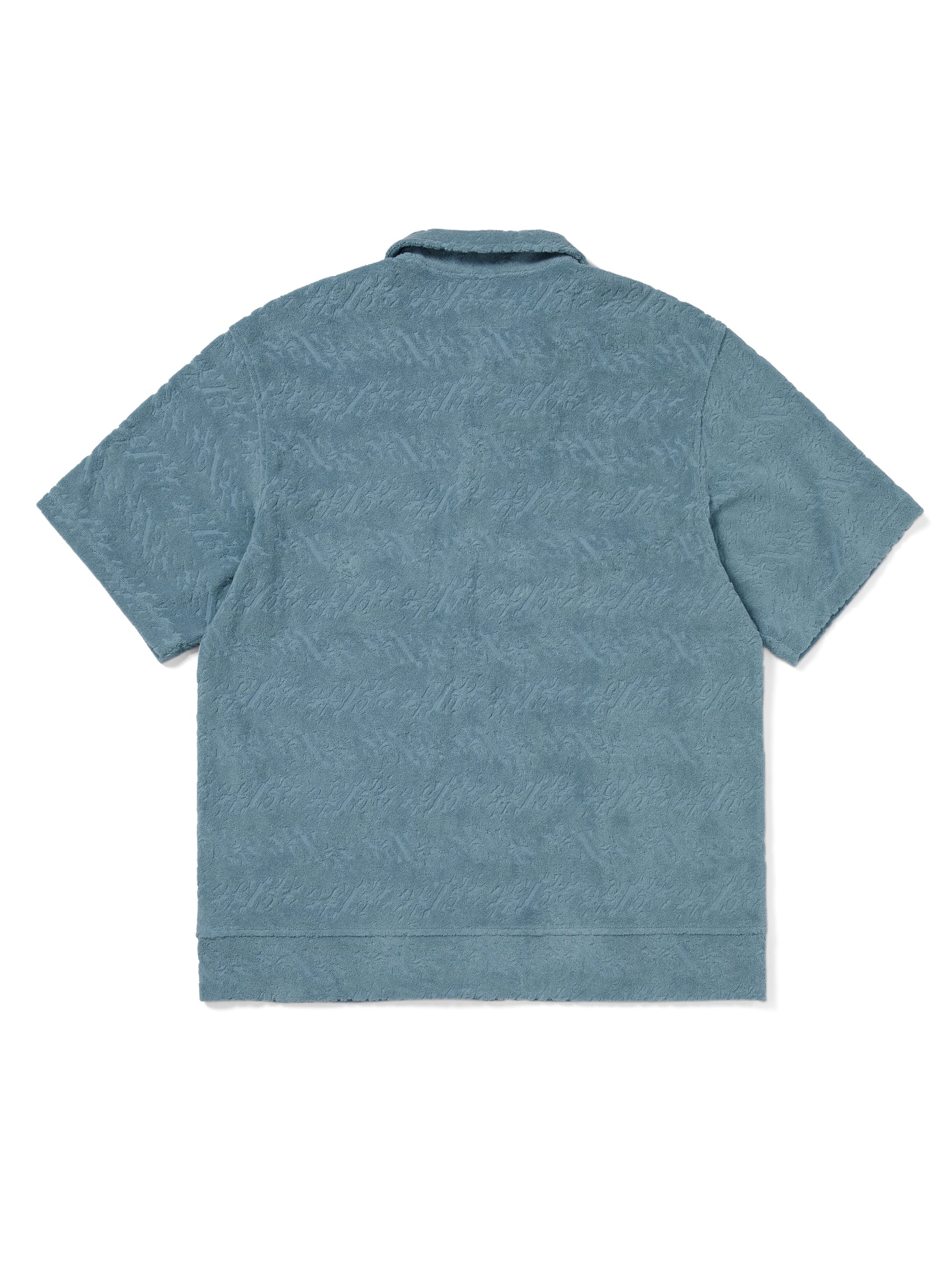 thisisneverthat - Terry S/S Zip Shirt (Blue) product image 4 | TRAB K-Fashion Australia