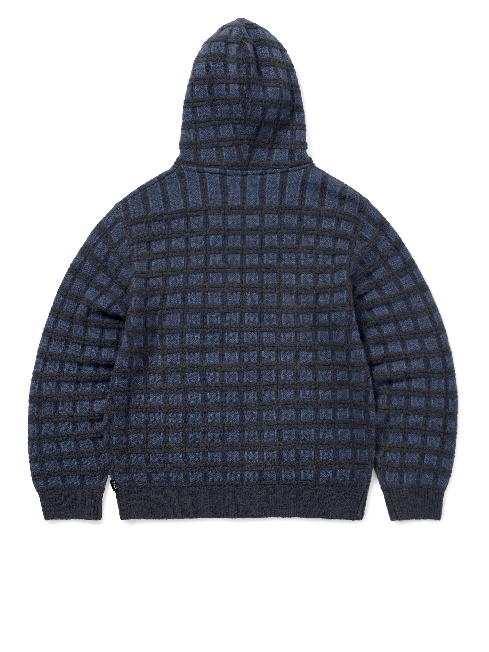 thisisneverthat - Textured Knit Zip Hoodie Dusty (Navy) product image 3 | TRAB K-Fashion Australia