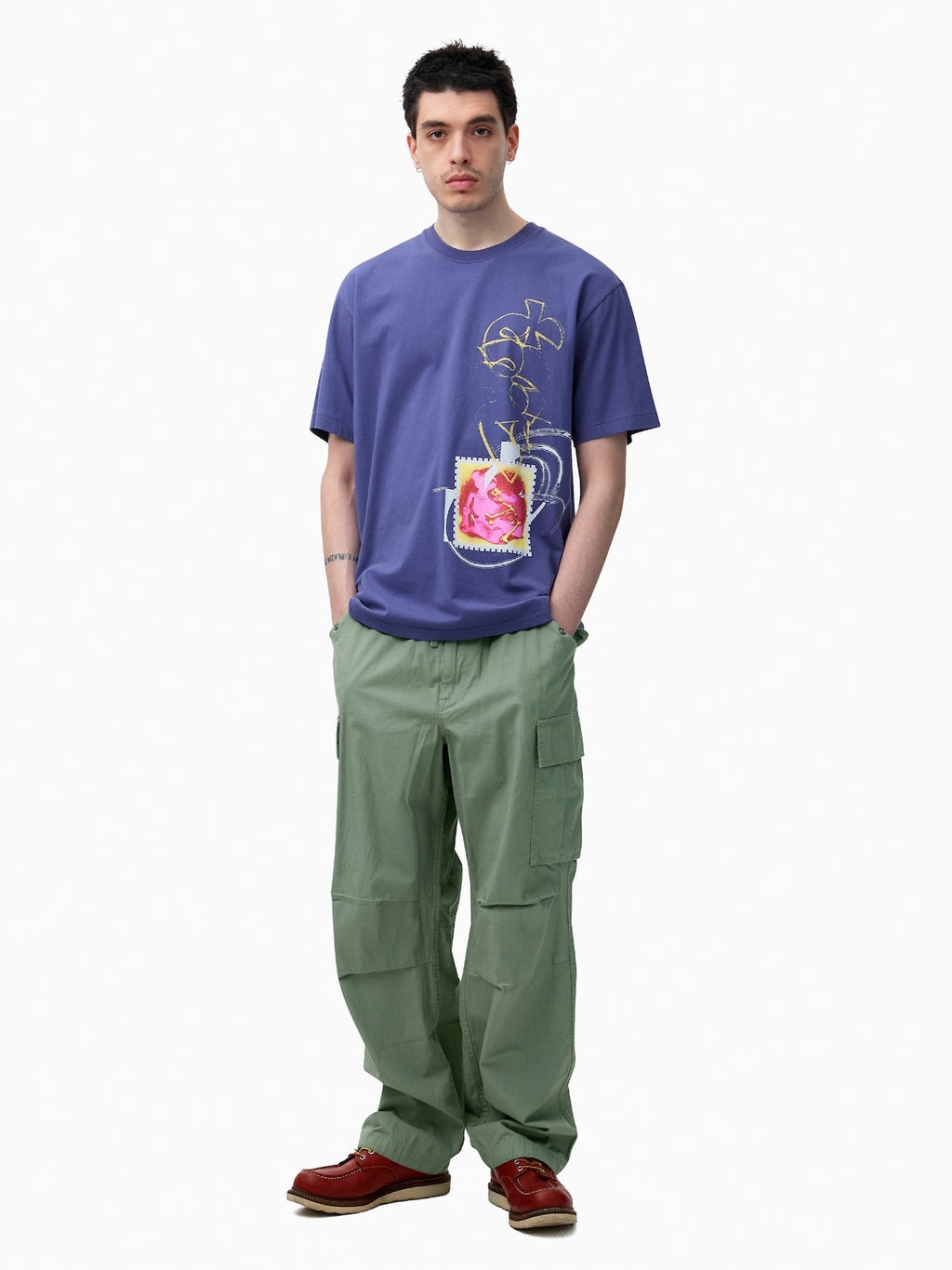 thisisneverthat - That Collage Tee (Purple Blue) product image 5 | TRAB K-Fashion Australia