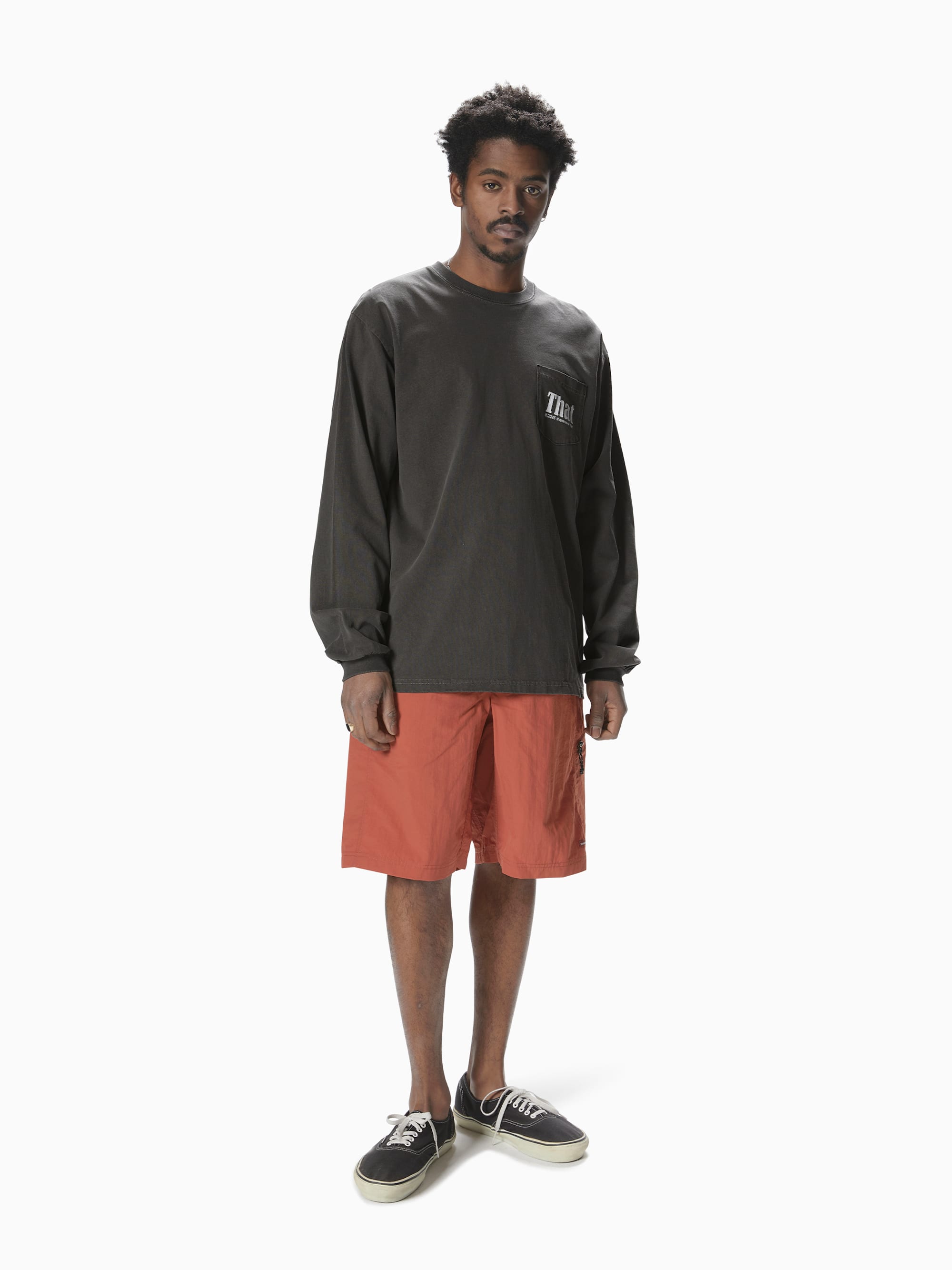 thisisneverthat - That Pocket L/S Tee (Charcoal) product image 4 | TRAB K-Fashion Australia