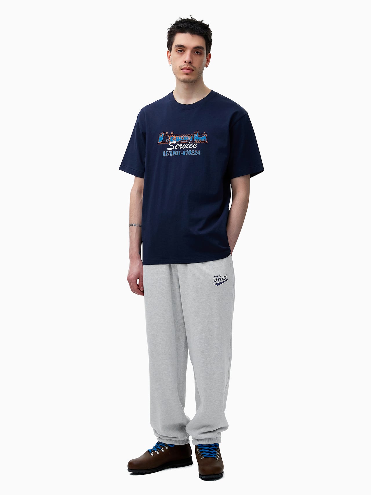 thisisneverthat - That Sign Sweatpant Light (grey) product image 6 | TRAB K-Fashion Australia