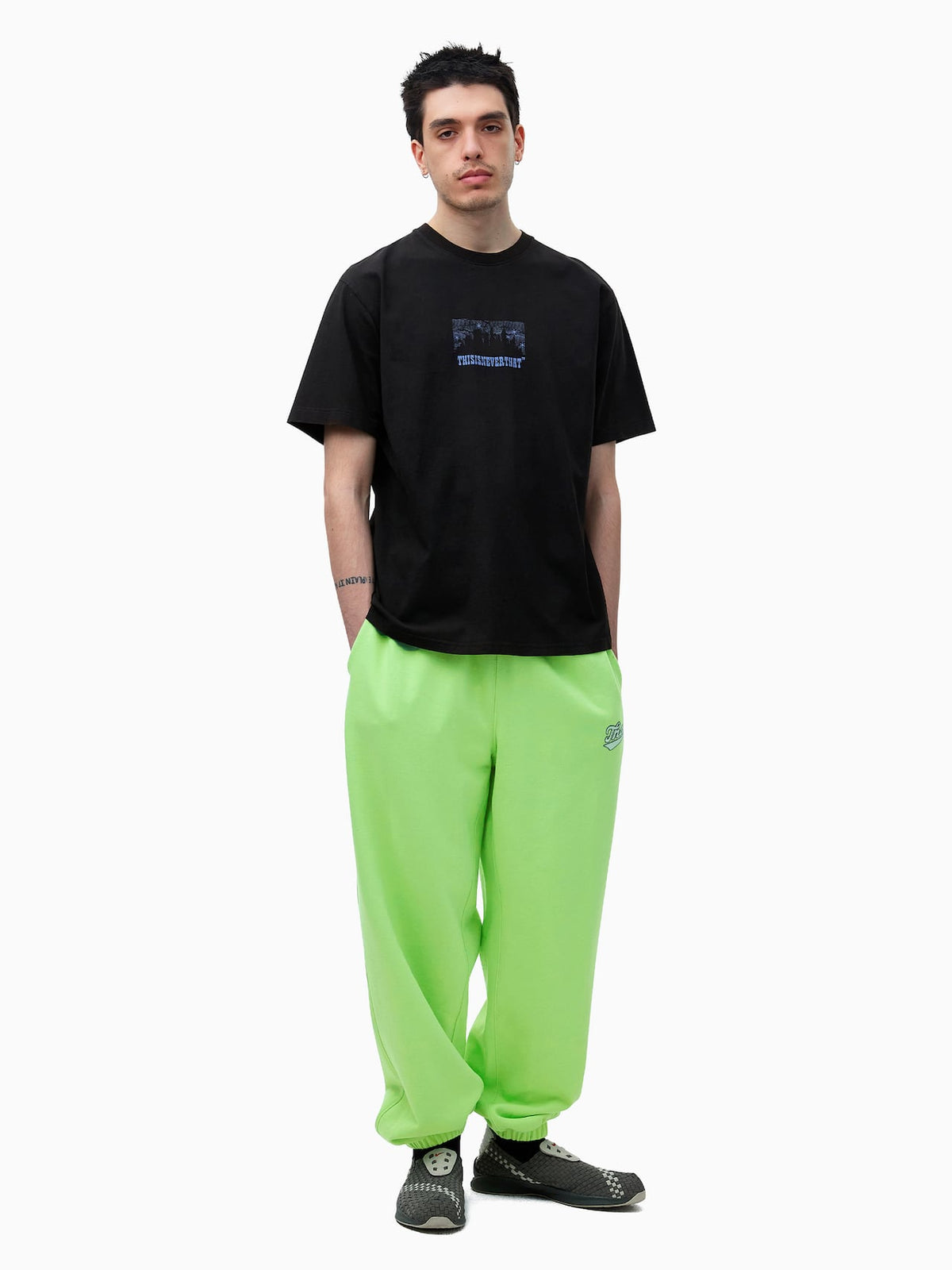 thisisneverthat - That Sign Sweatpant (Light Green) product image 6 | TRAB K-Fashion Australia