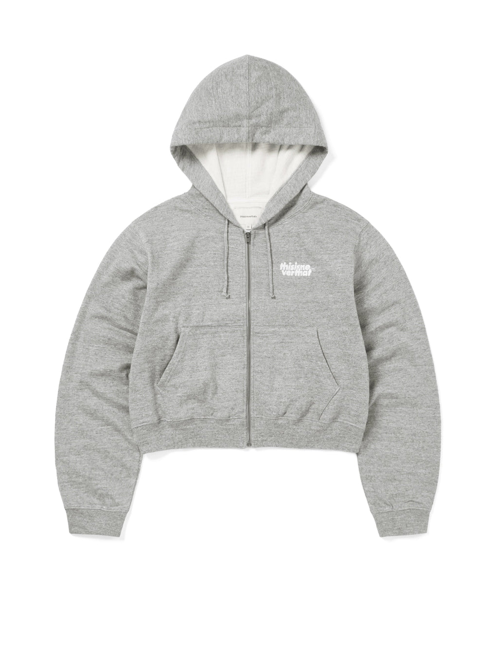 thisisneverthat - Thermal LT W Zip Up Hoodie (Heather Ash Grey) product image 1 | TRAB K-Fashion Australia