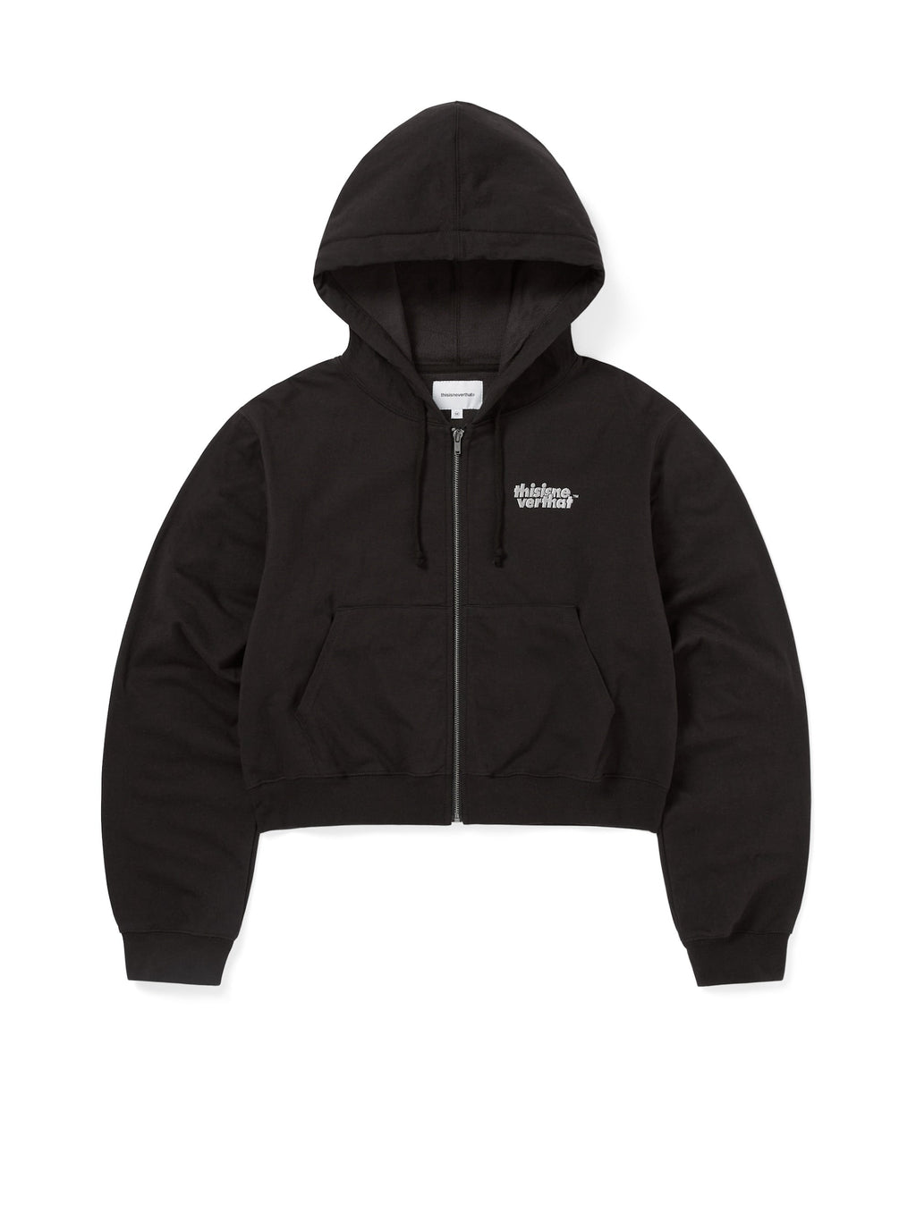 thisisneverthat - Thermal LT W Zip Up Hoodie (Off Black) product image 1 | TRAB K-Fashion Australia