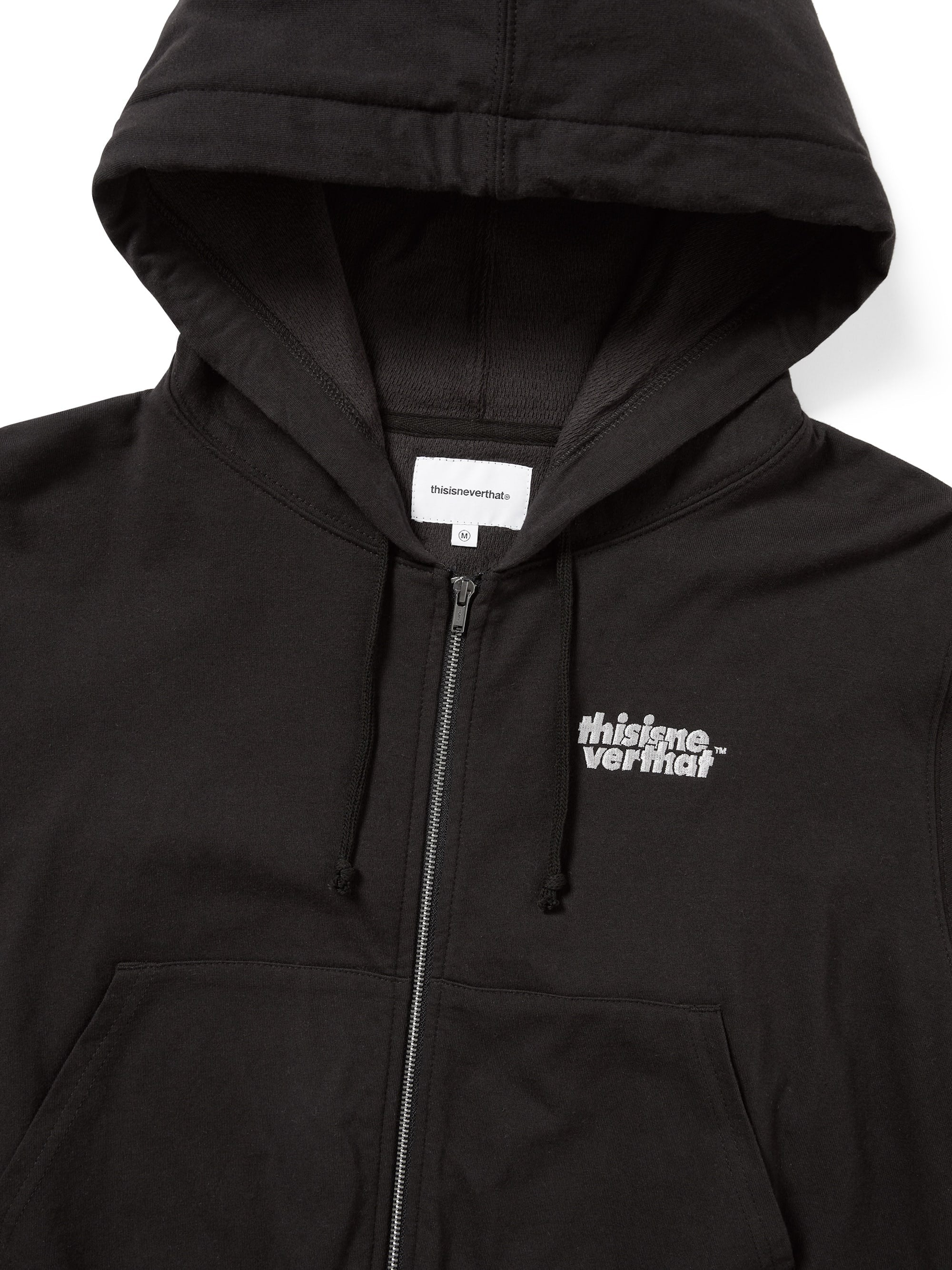 thisisneverthat - Thermal LT W Zip Up Hoodie Dark (Black) product image 2 | TRAB K-Fashion Australia