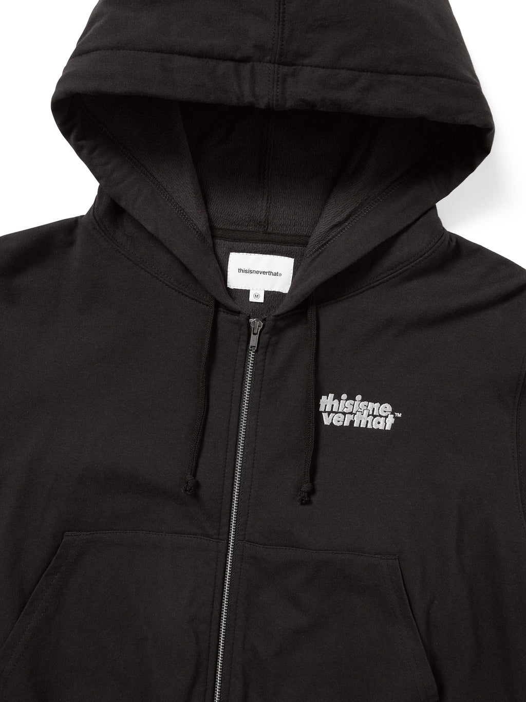 thisisneverthat - Thermal LT W Zip Up Hoodie (Off Black) product image 2 | TRAB K-Fashion Australia