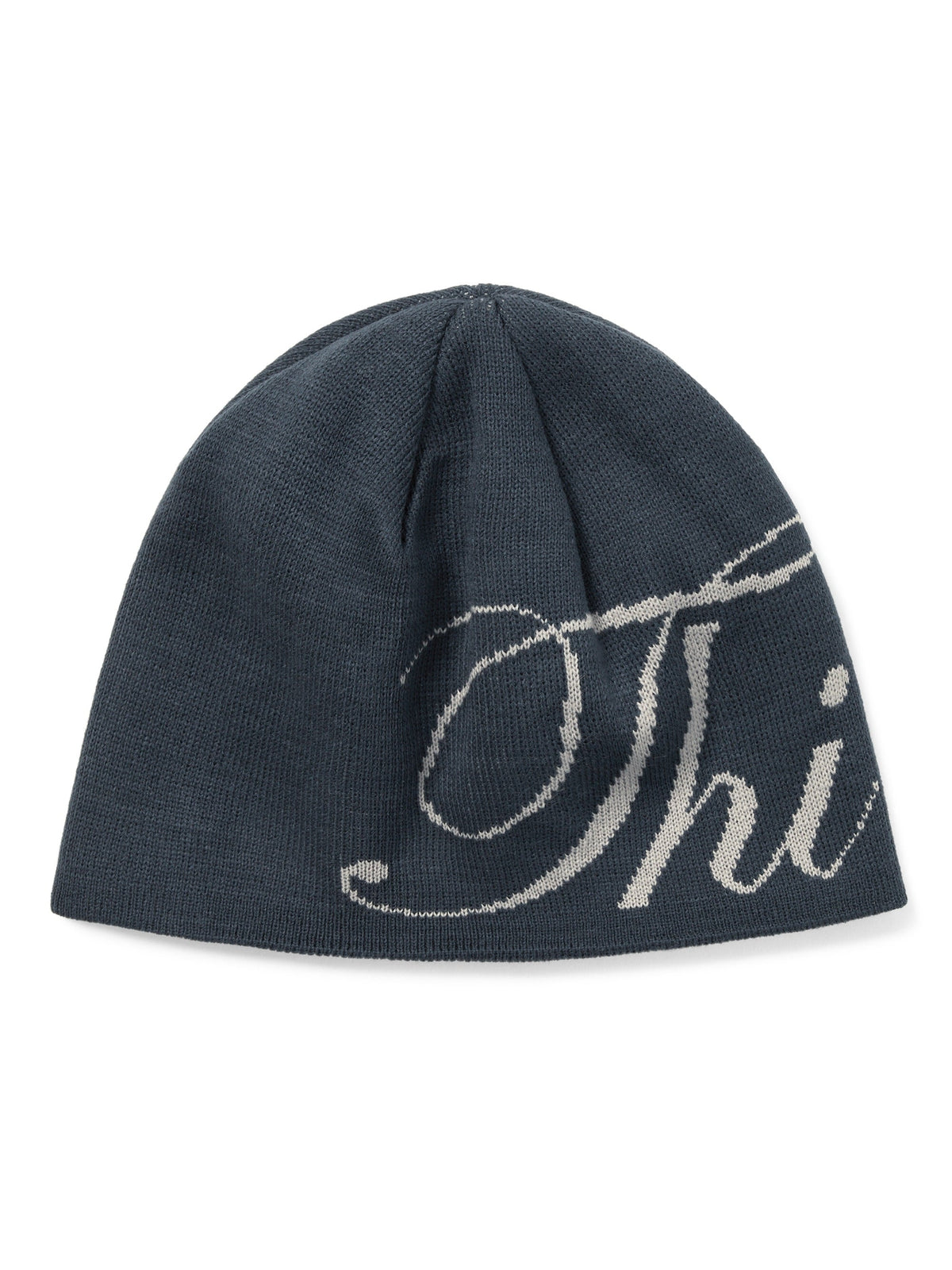 thisisneverthat - Thi Logo No Cuff Beanie (Navy) product image 1 | TRAB K-Fashion Australia