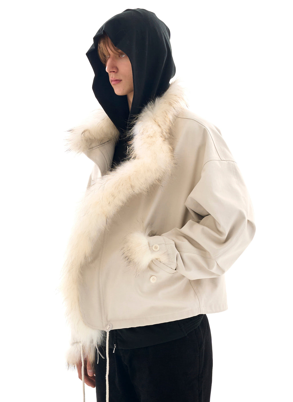 Post Archive Faction - M66 Short Parka (Ivory) product image 1 | TRAB K-Fashion Australia