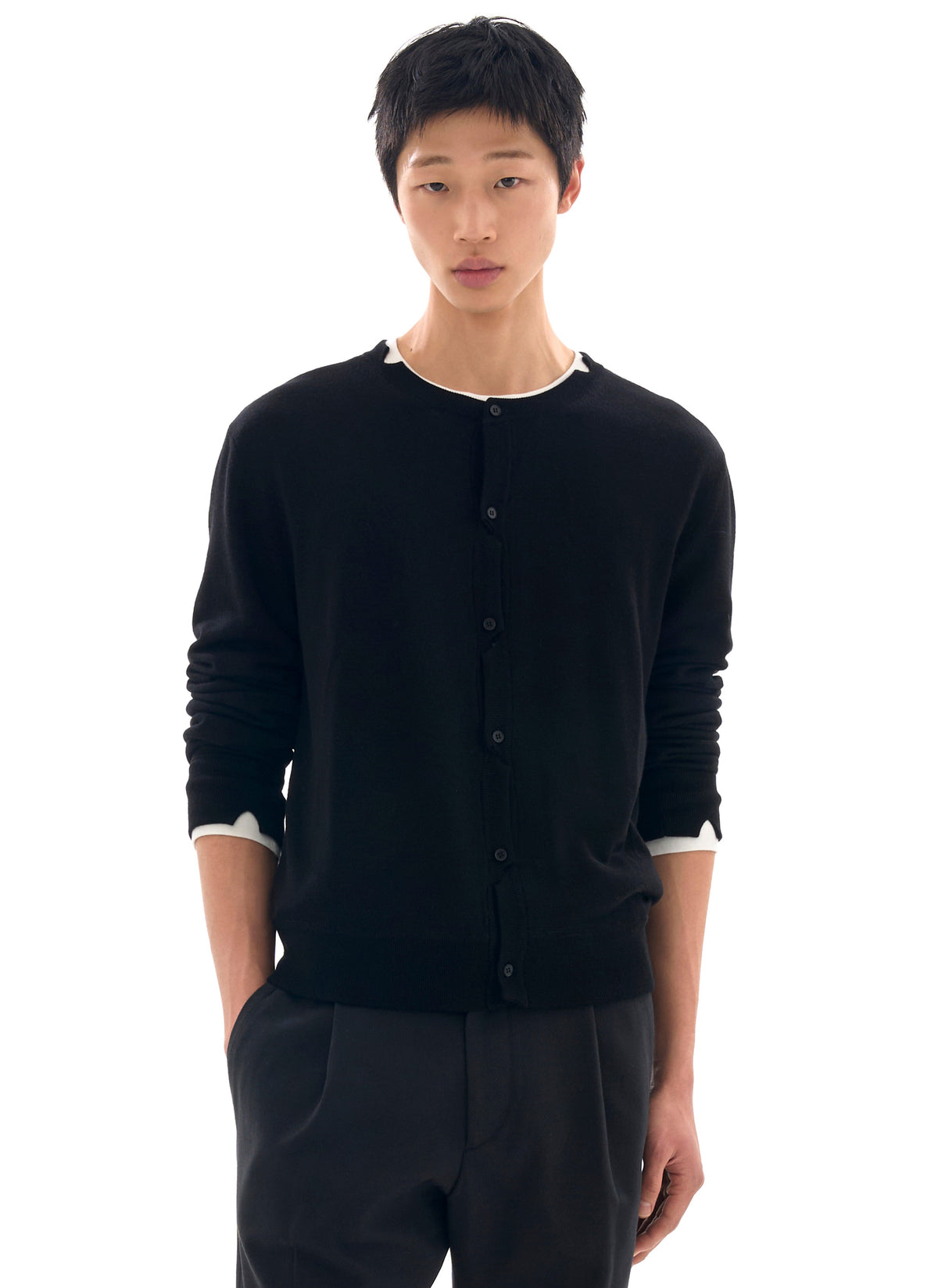 Post Archive Faction - Cardigan (Archive) (Black) product image 1 | TRAB K-Fashion Australia