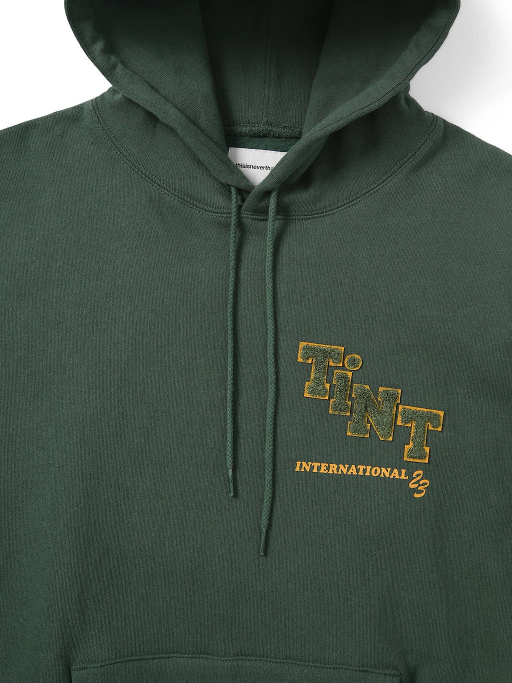 thisisneverthat - TiNT Chenille Hoodie (Forest) product image 3 | TRAB K-Fashion Australia