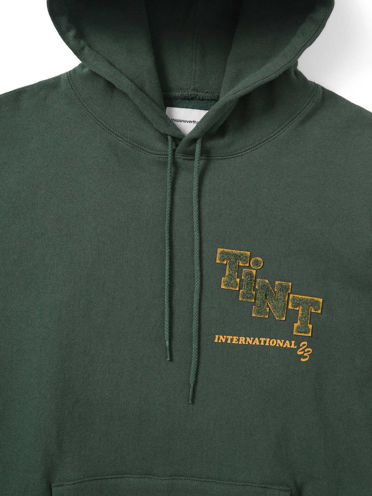 thisisneverthat - TiNT Chenille Hoodie (Forest) product image 3 | TRAB K-Fashion Australia