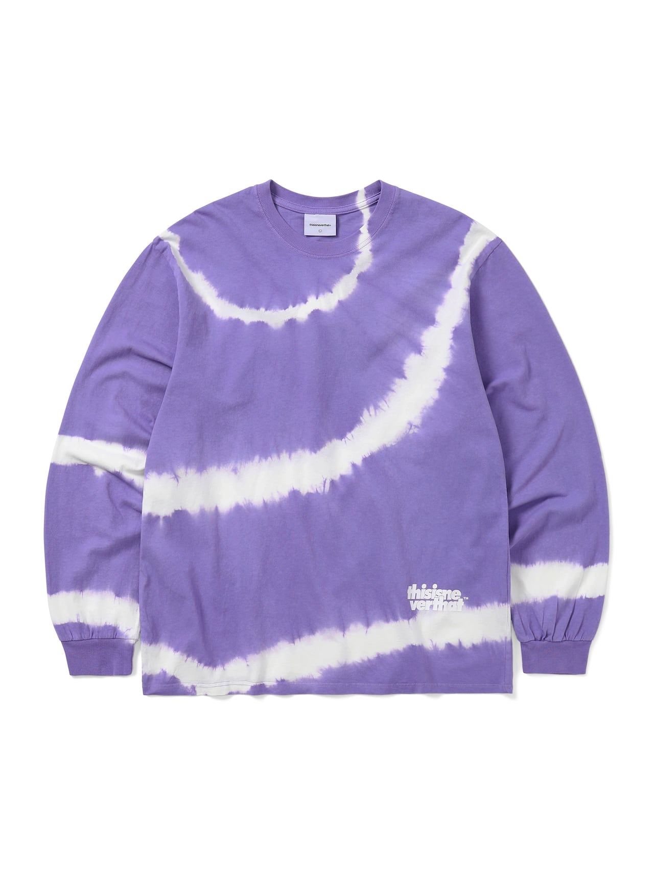 thisisneverthat - Tie Dye L/S Tee (Purple) product image 1 | TRAB K-Fashion Australia