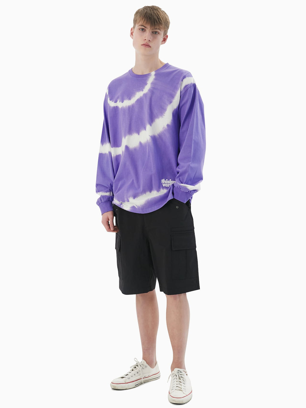 thisisneverthat - Tie Dye L/S Tee (Purple) product image 6 | TRAB K-Fashion Australia