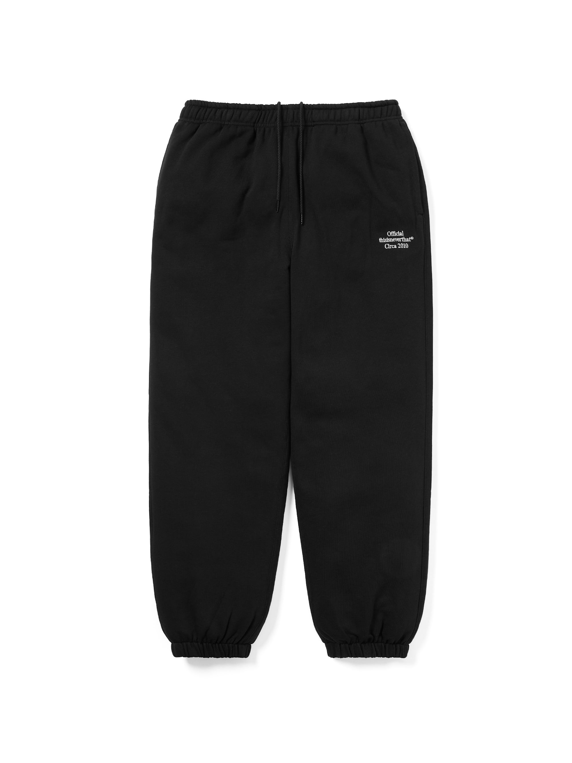 thisisneverthat - Times Sweatpant (Black) product image 1 | TRAB K-Fashion Australia