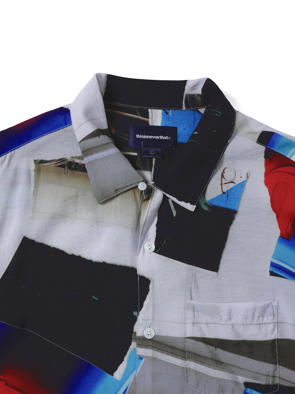 thisisneverthat - Torn Rayon S/S Shirt (Multi) product image 2 | TRAB K-Fashion Australia