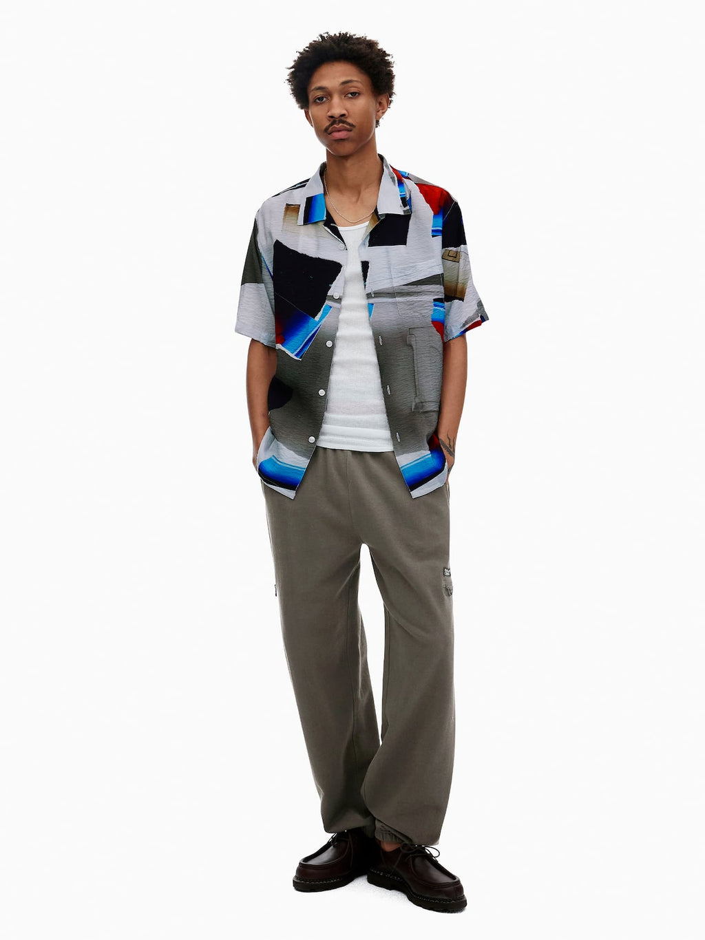thisisneverthat - Torn Rayon S/S Shirt (Multi) product image 5 | TRAB K-Fashion Australia