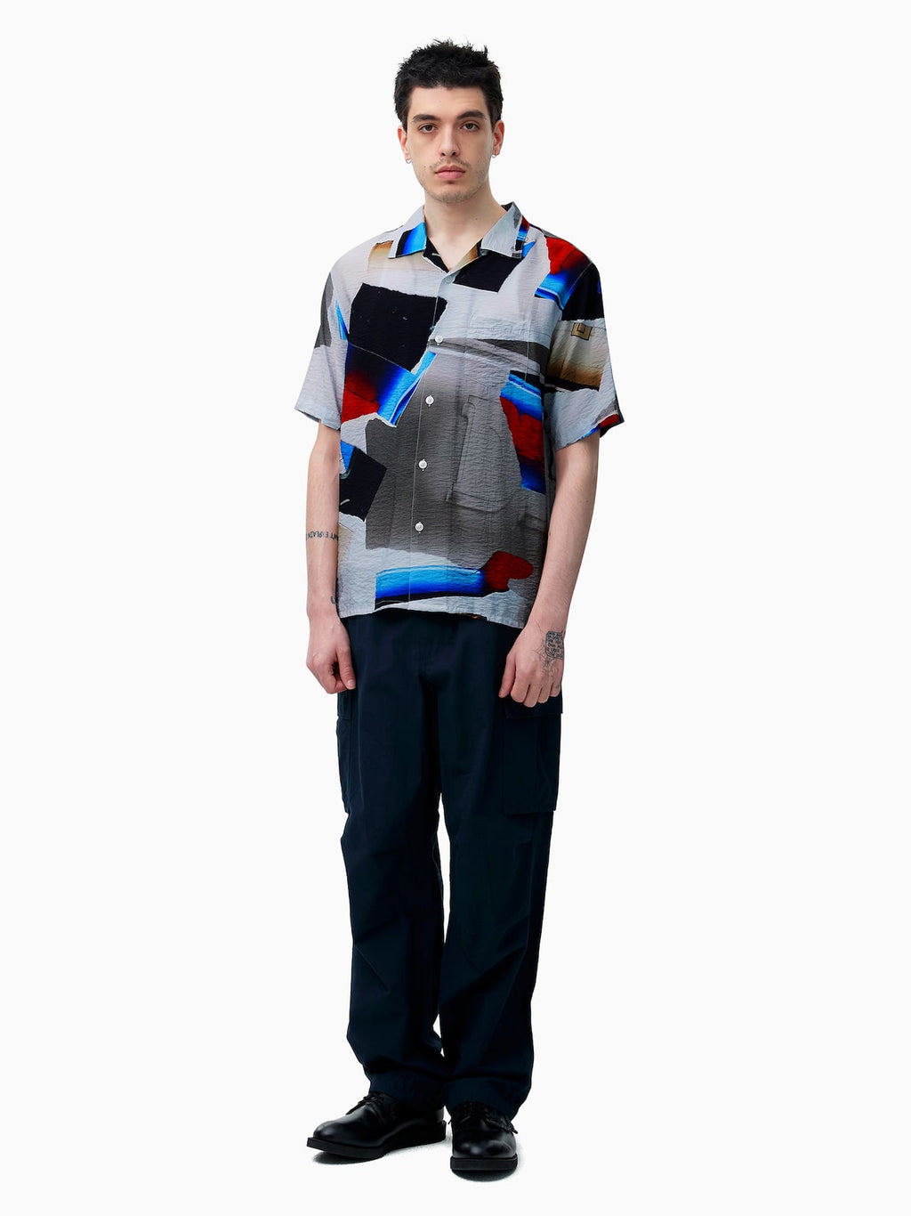thisisneverthat - Torn Rayon S/S Shirt (Multi) product image 7 | TRAB K-Fashion Australia