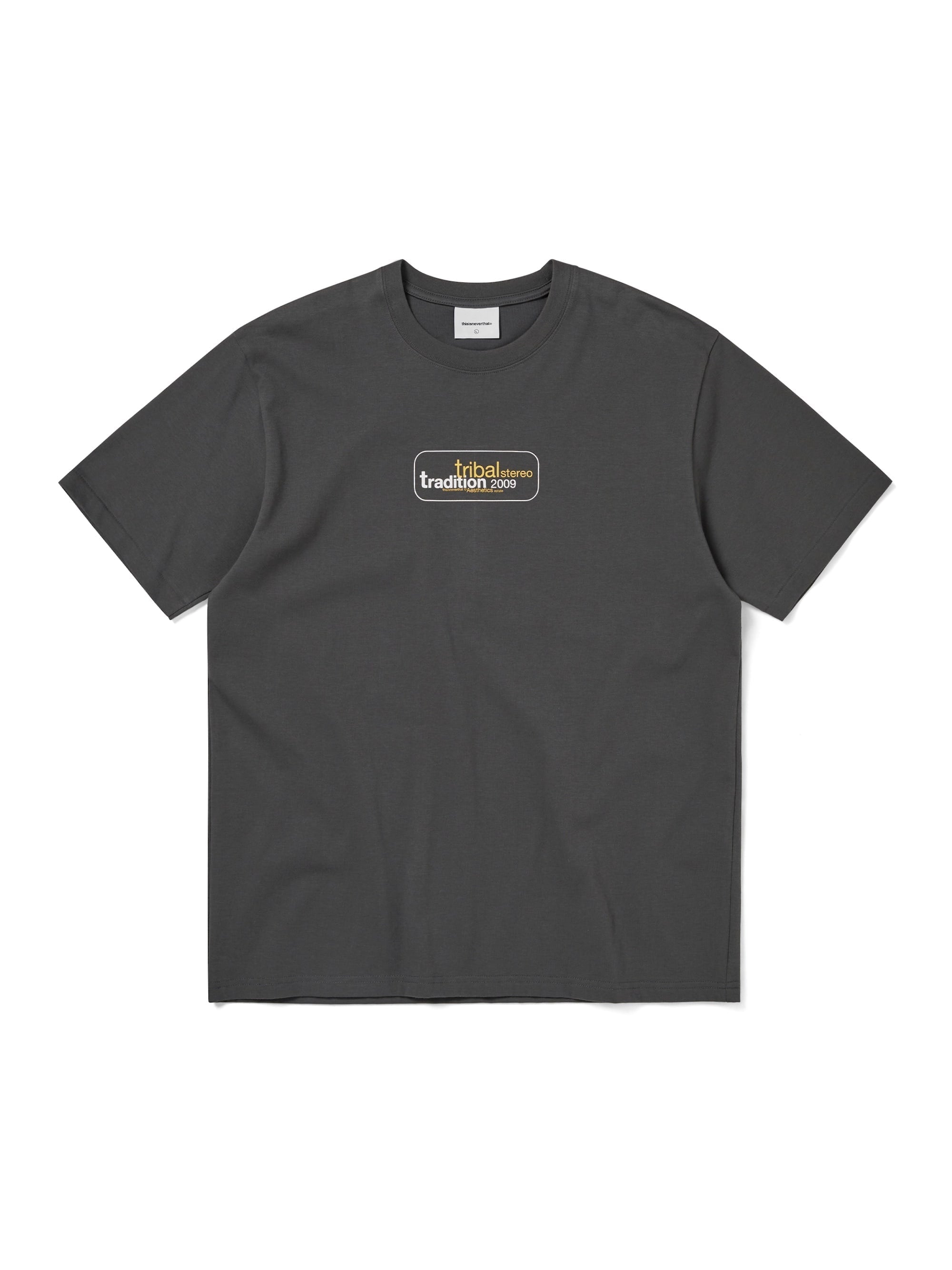 thisisneverthat - Tribal Stereo Tee (Charcoal) product image 1 | TRAB K-Fashion Australia
