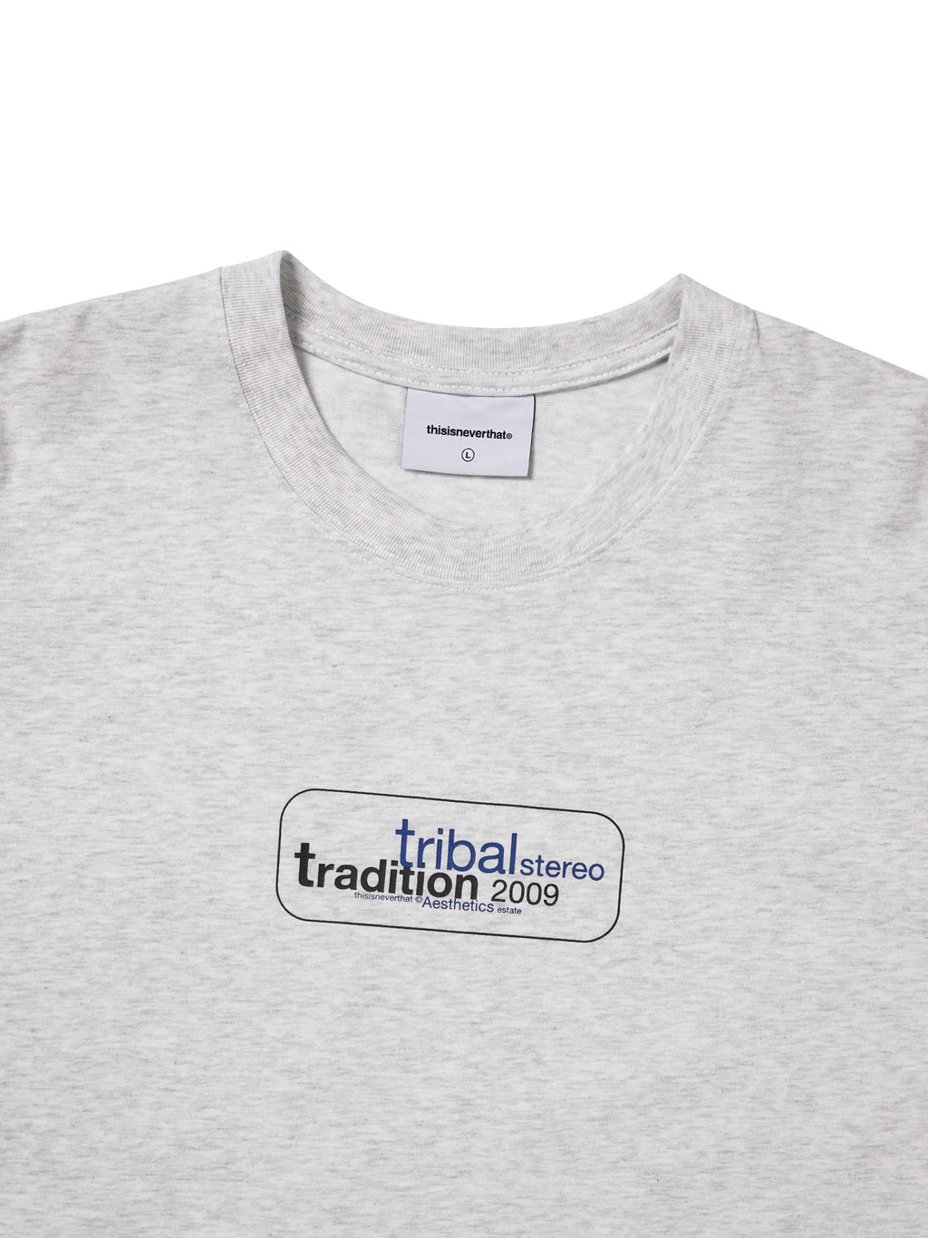 thisisneverthat - Tribal Stereo Tee (Grey) product image 2 | TRAB K-Fashion Australia