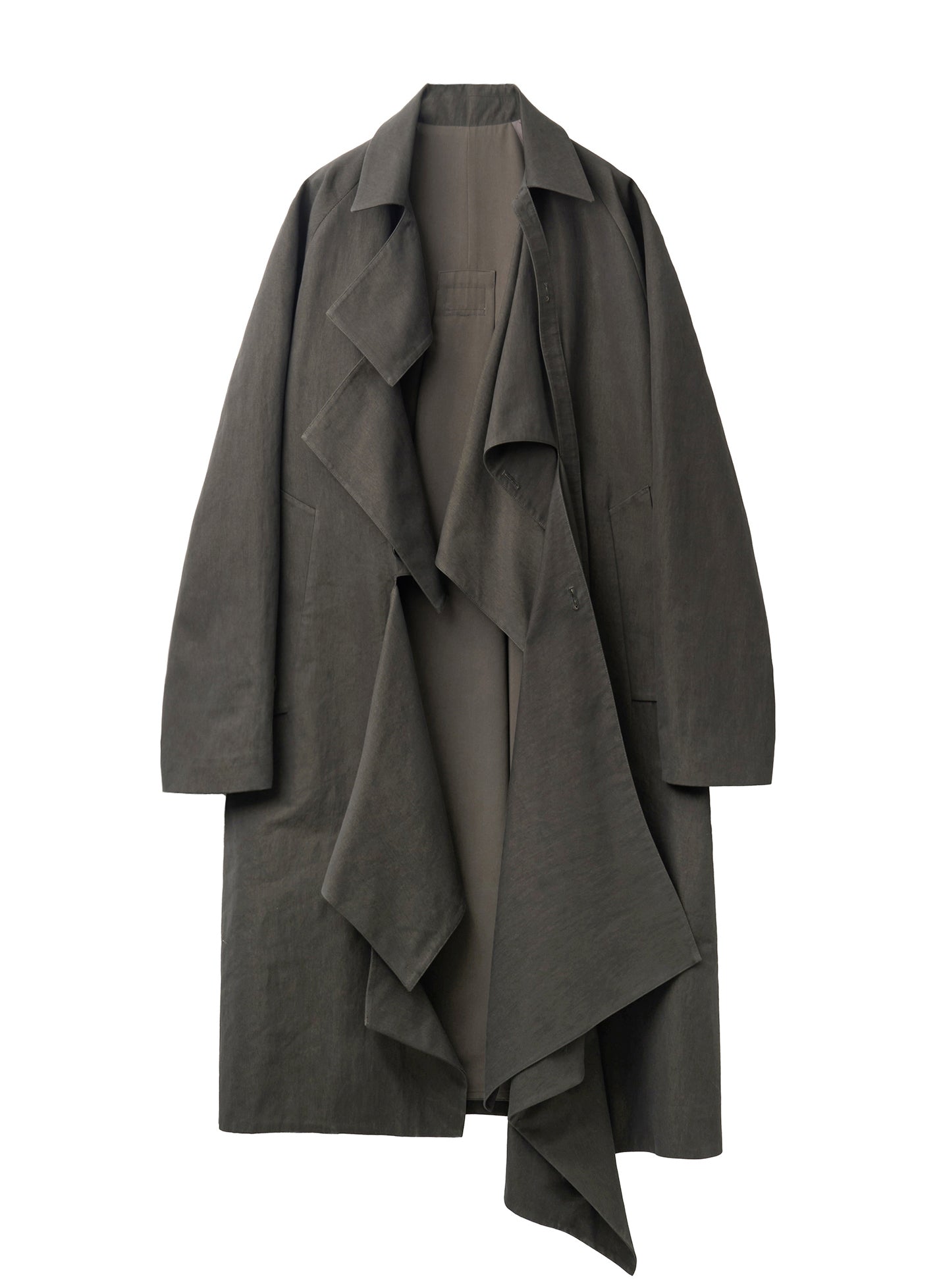 Post Archive Faction - Trimmed Coat (2026) (Earth) product image 1 | TRAB K-Fashion Australia