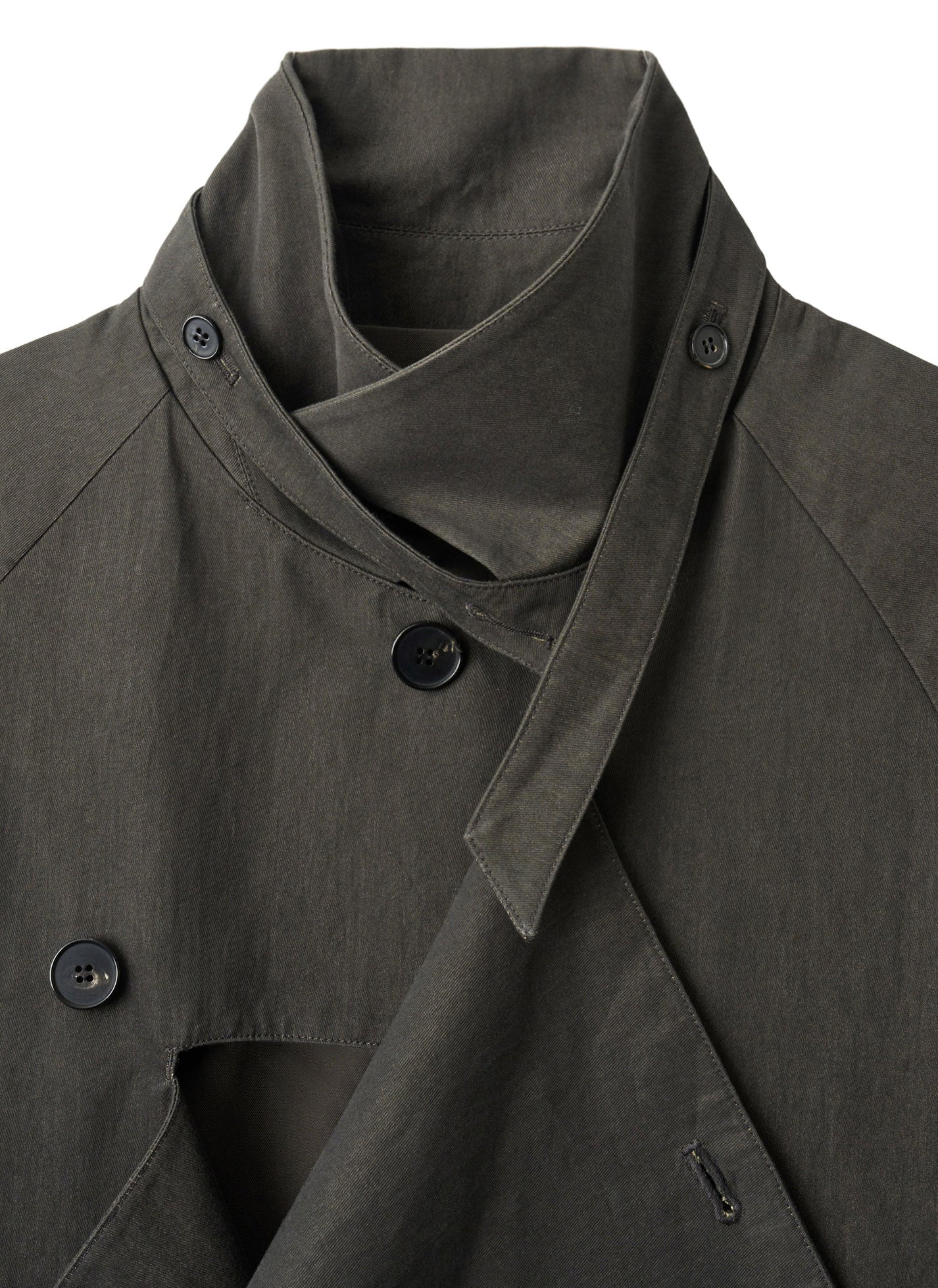 Post Archive Faction - Trimmed Coat (2026) (Earth) product image 3 | TRAB K-Fashion Australia
