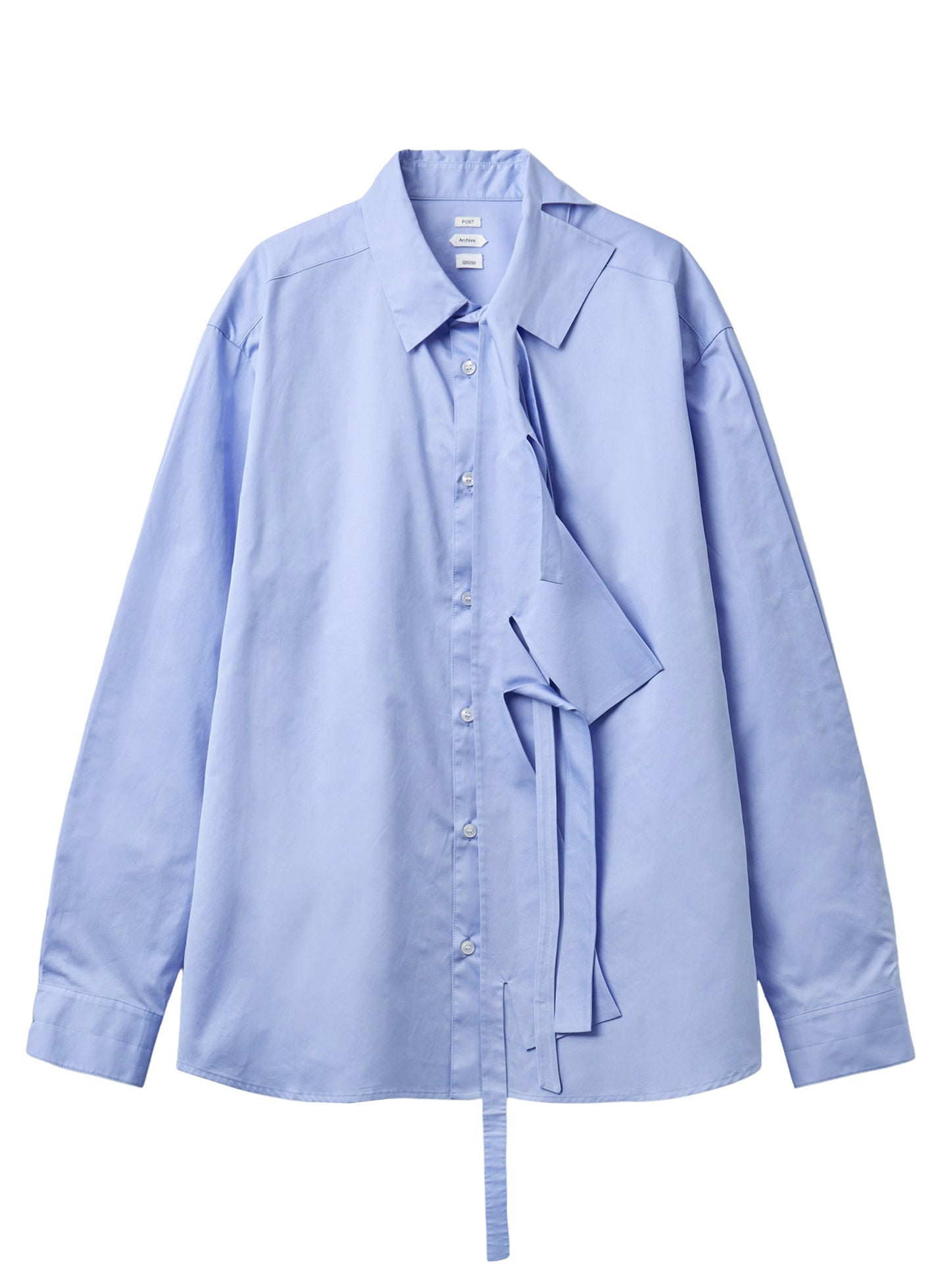 Post Archive Faction - Trimmed Shirt B (2026) (Blue) product image 1 | TRAB K-Fashion Australia