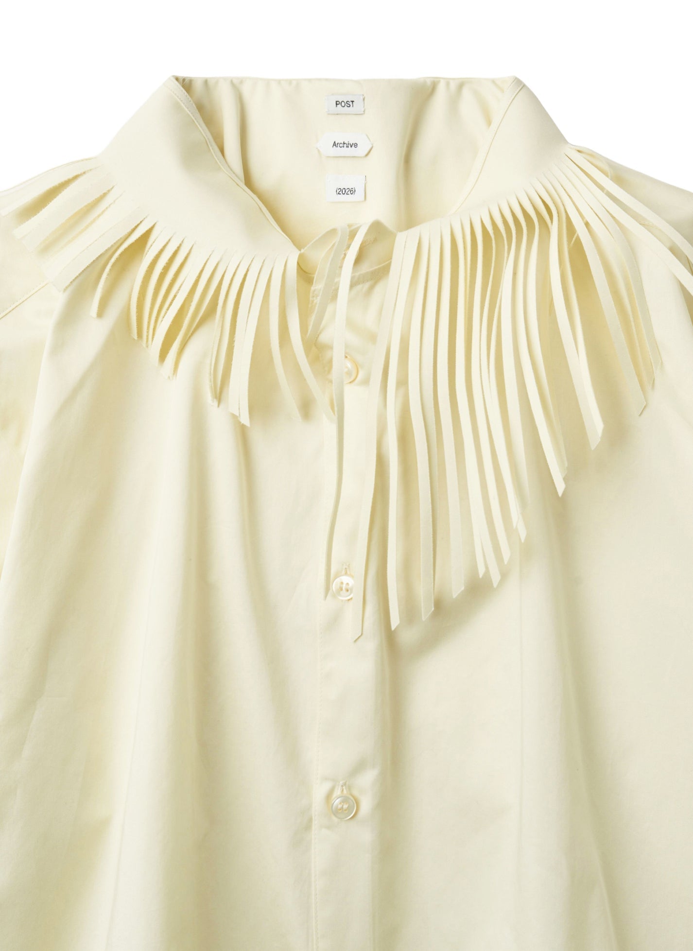 Post Archive Faction - Trimmed Shirt C (2026) (Yellow) product image 3 | TRAB K-Fashion Australia