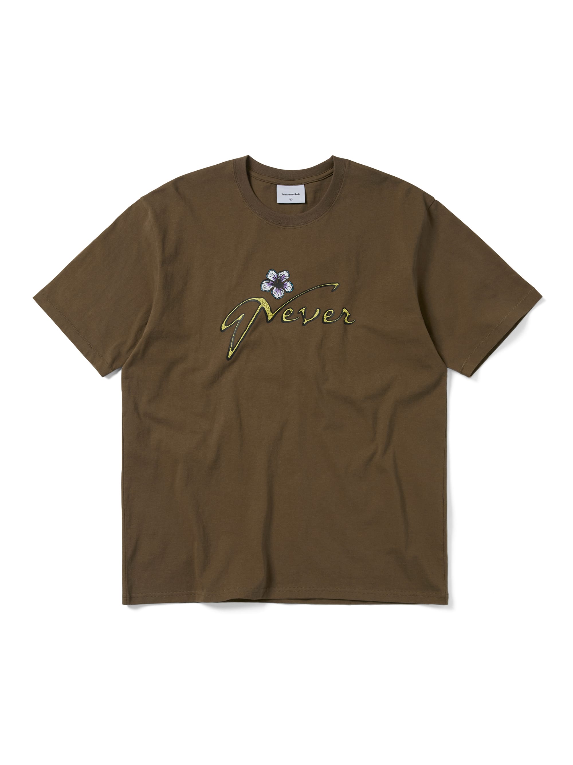 thisisneverthat - Tropical Never Tee (Brown) product image 1 | TRAB K-Fashion Australia