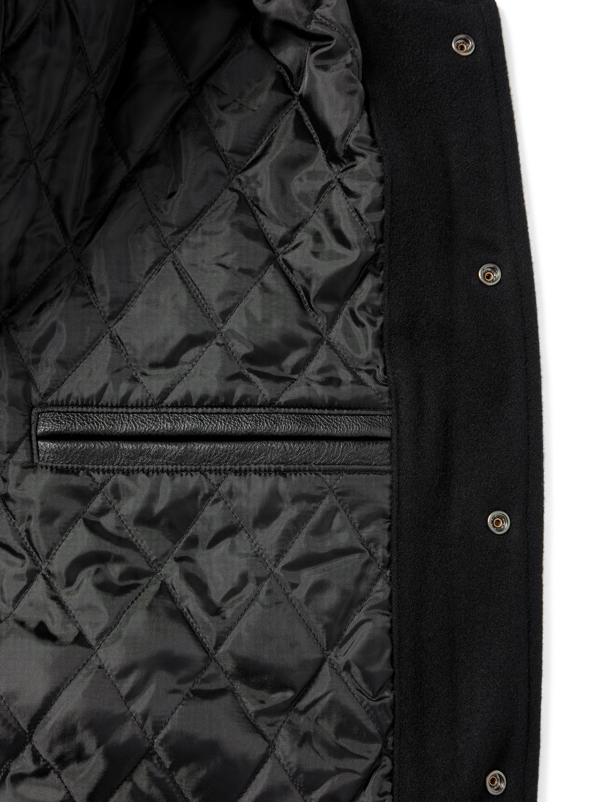 thisisneverthat - ULTRAS Varsity Jacket (Black) product image 5 | TRAB K-Fashion Australia