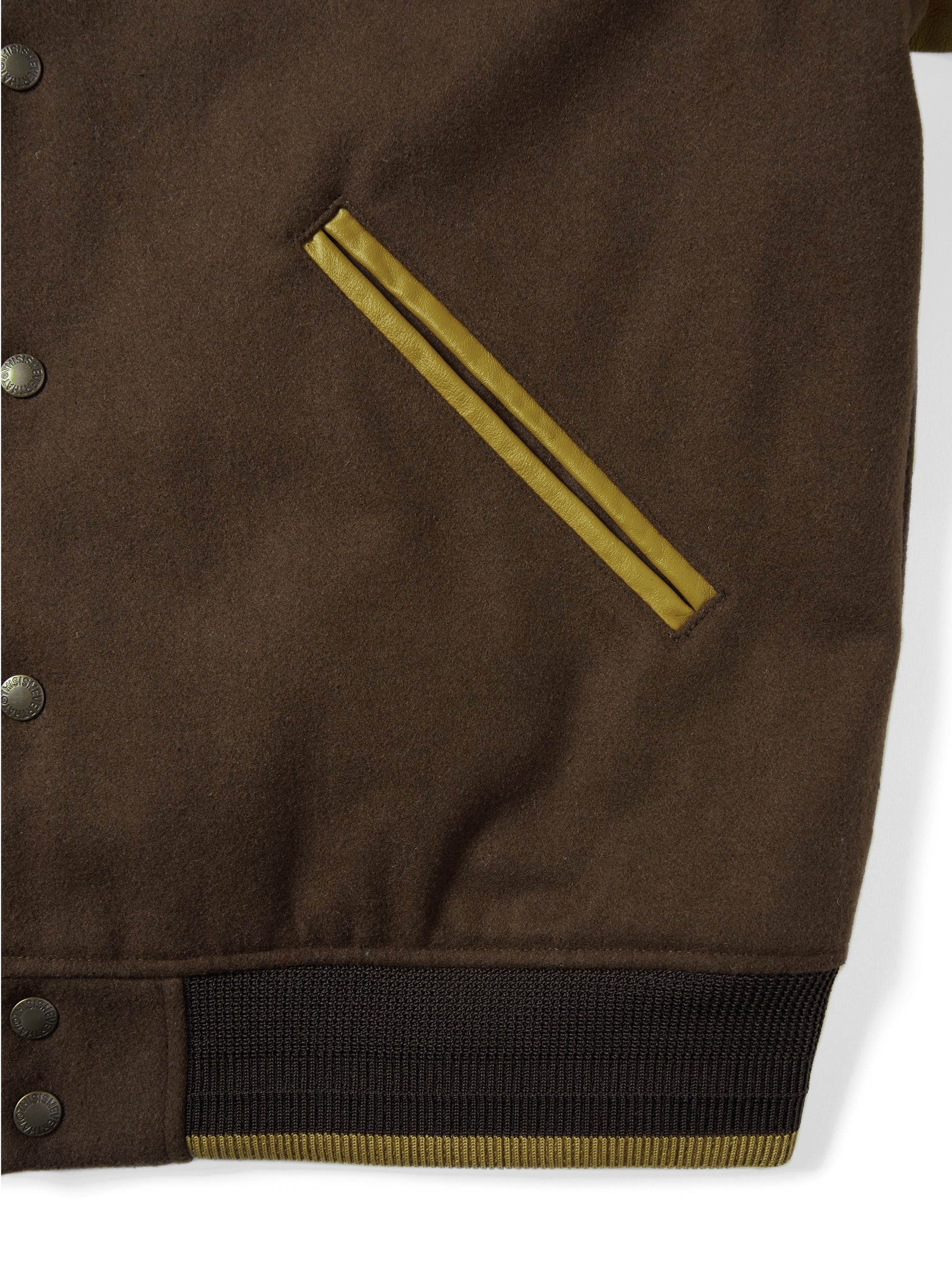thisisneverthat - ULTRAS Varsity Jacket (Brown) product image 5 | TRAB K-Fashion Australia