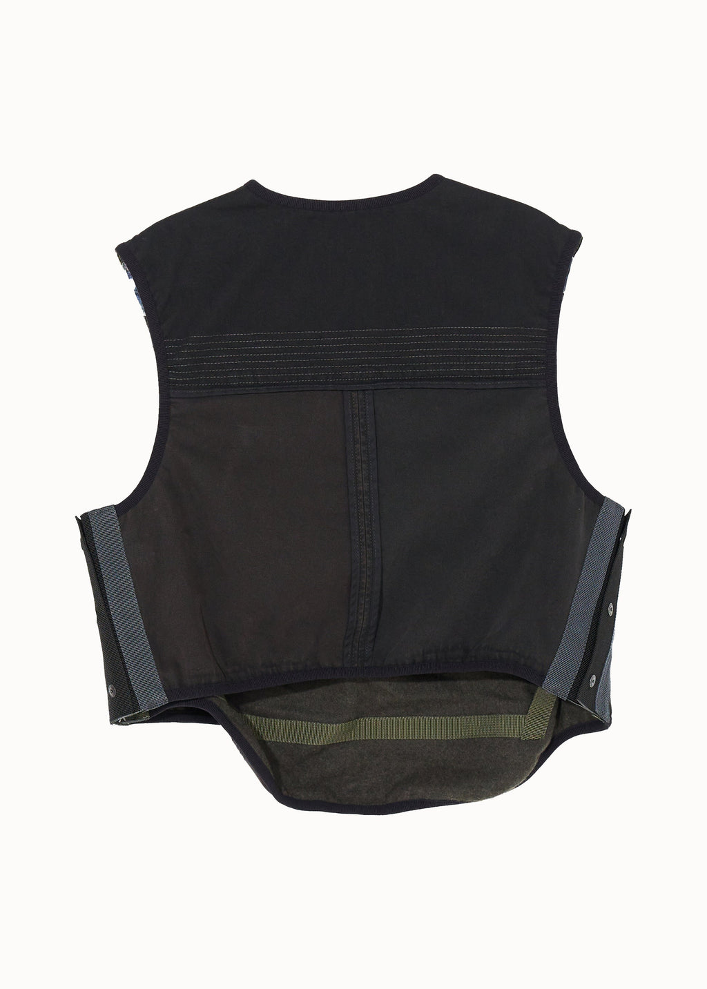 Hyein Seo - Patchwork Vest (Stone) product image 6 | TRAB K-Fashion Australia