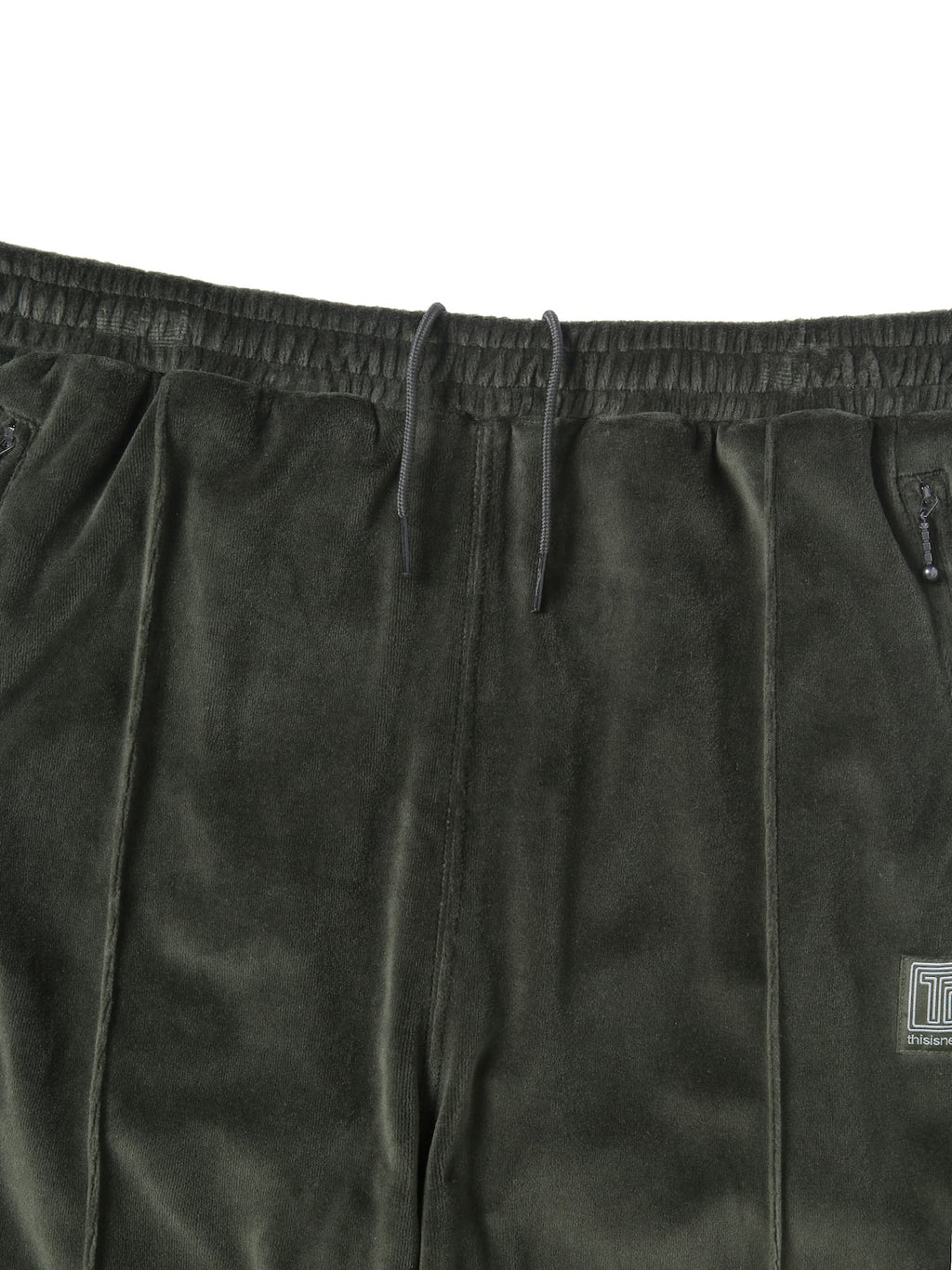 thisisneverthat - Velour Track Pant (green) product image 2 | TRAB K-Fashion Australia