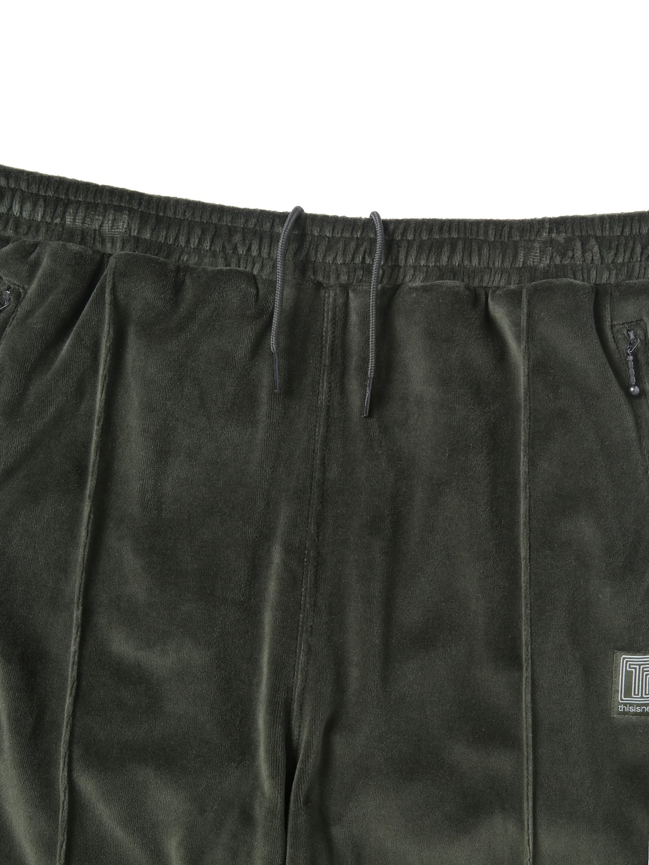 thisisneverthat - Velour Track Pant (green) product image 2 | TRAB K-Fashion Australia
