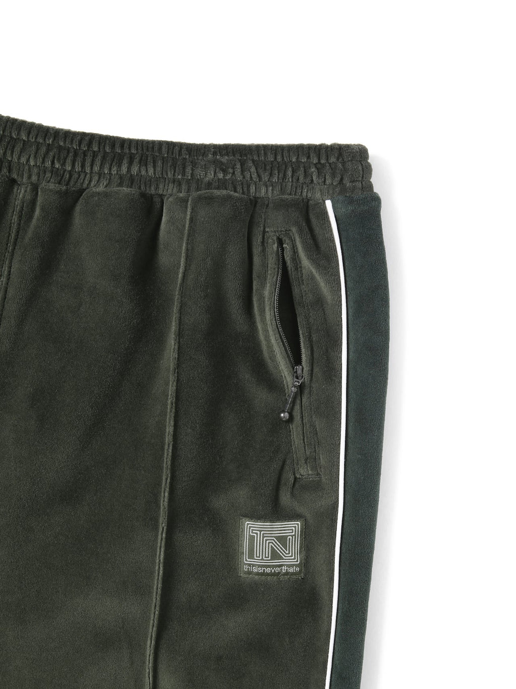 thisisneverthat - Velour Track Pant (green) product image 3 | TRAB K-Fashion Australia