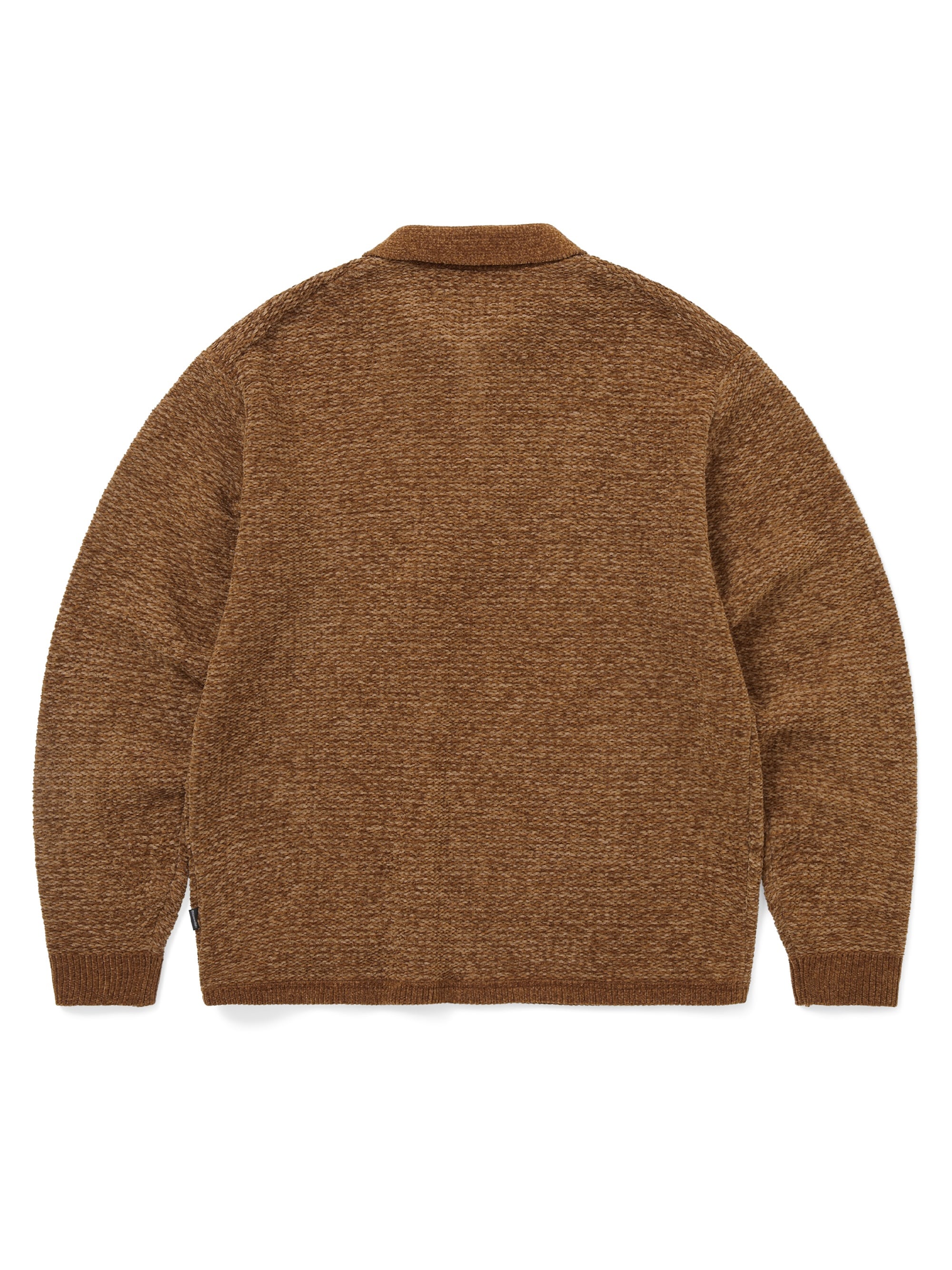thisisneverthat - Velvet Knit Polo (Brown) product image 3 | TRAB K-Fashion Australia