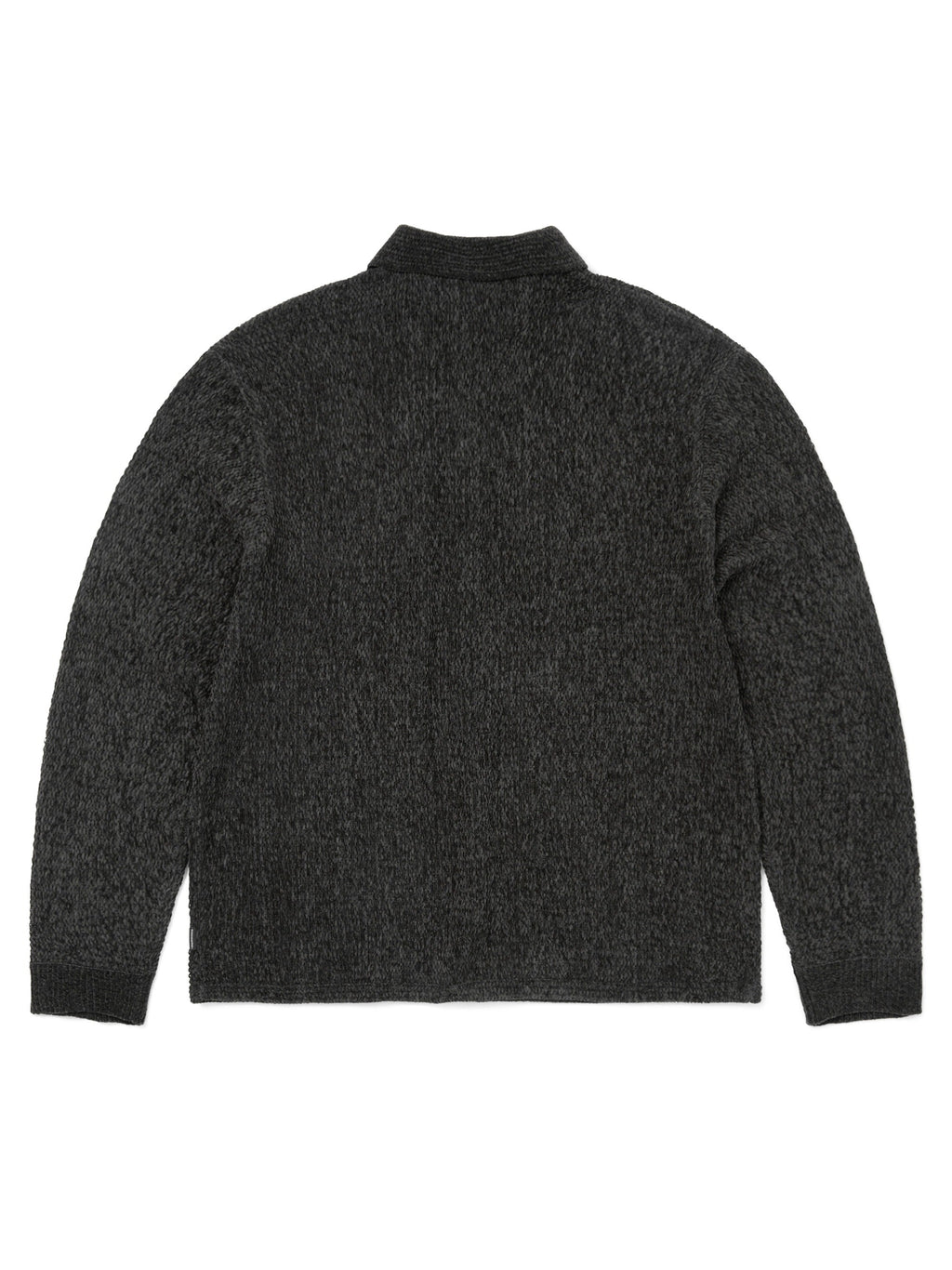 thisisneverthat - Velvet Knit Polo (Off Black) product image 3 | TRAB K-Fashion Australia