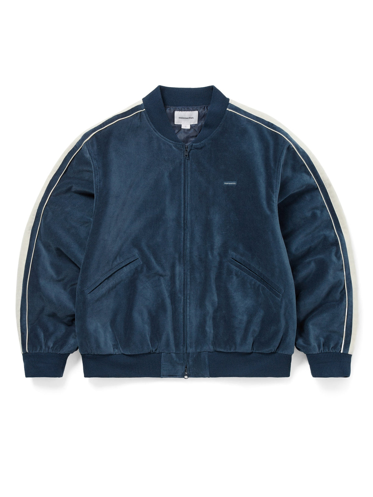 thisisneverthat - Velvet Track Jacket (Blue) product image 1 | TRAB K-Fashion Australia
