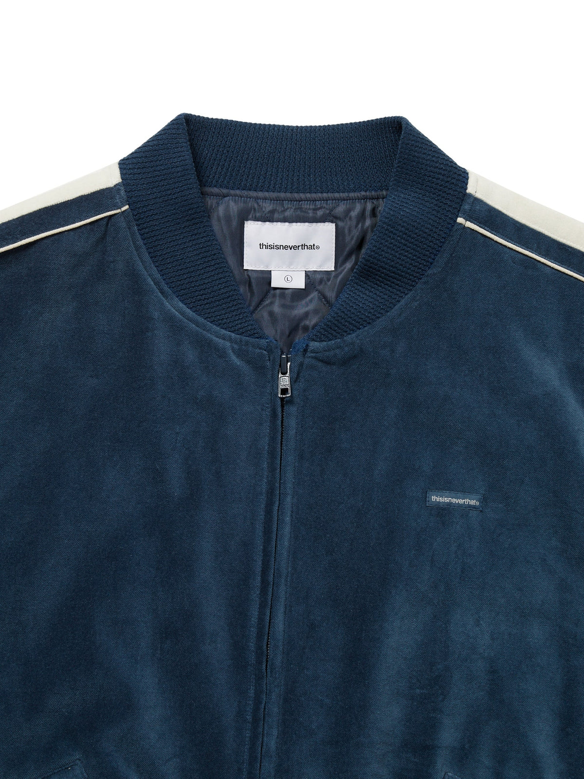 thisisneverthat - Velvet Track Jacket (Blue) product image 2 | TRAB K-Fashion Australia