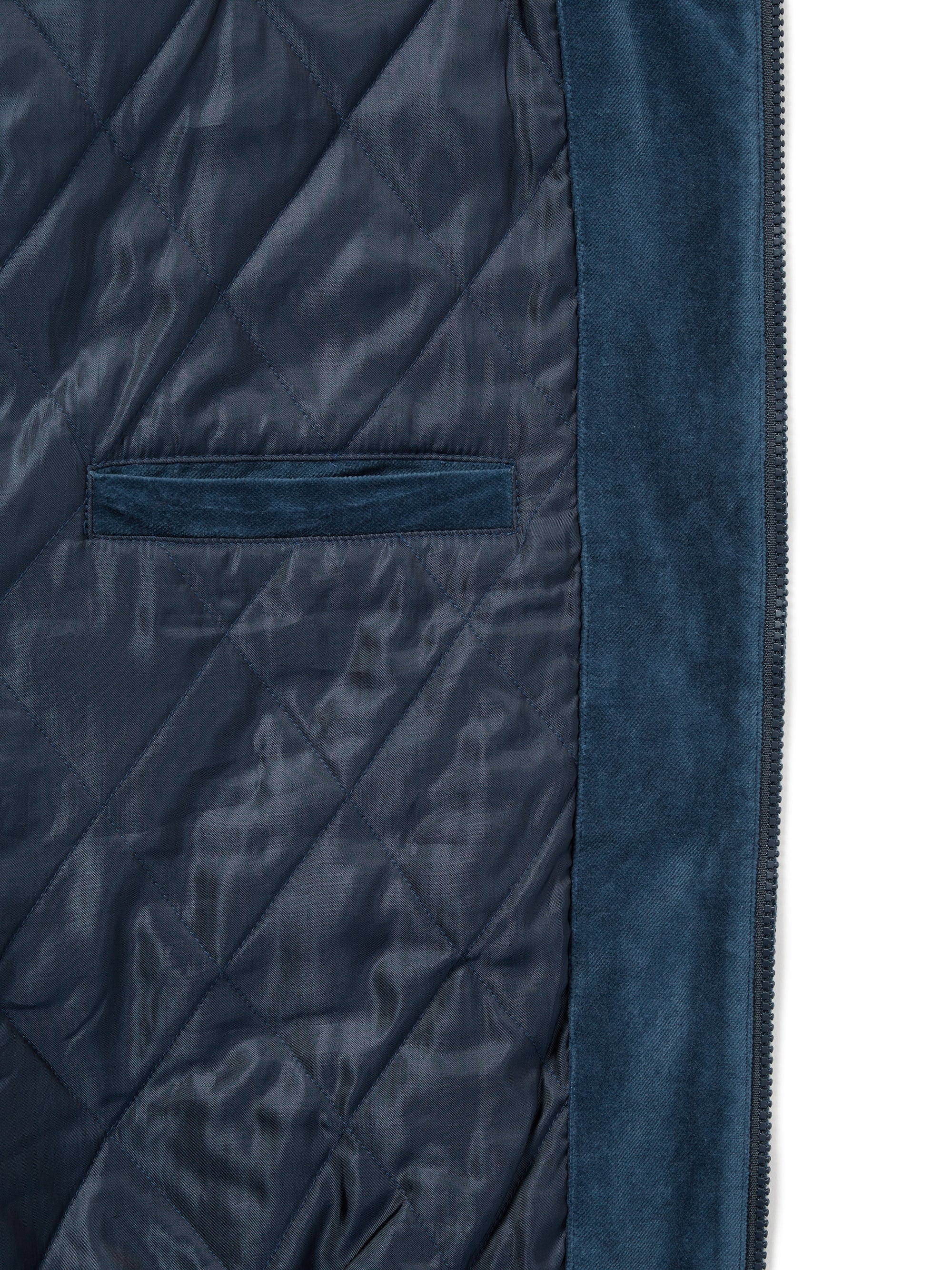 thisisneverthat - Velvet Track Jacket (blue) product image 3 | TRAB K-Fashion Australia