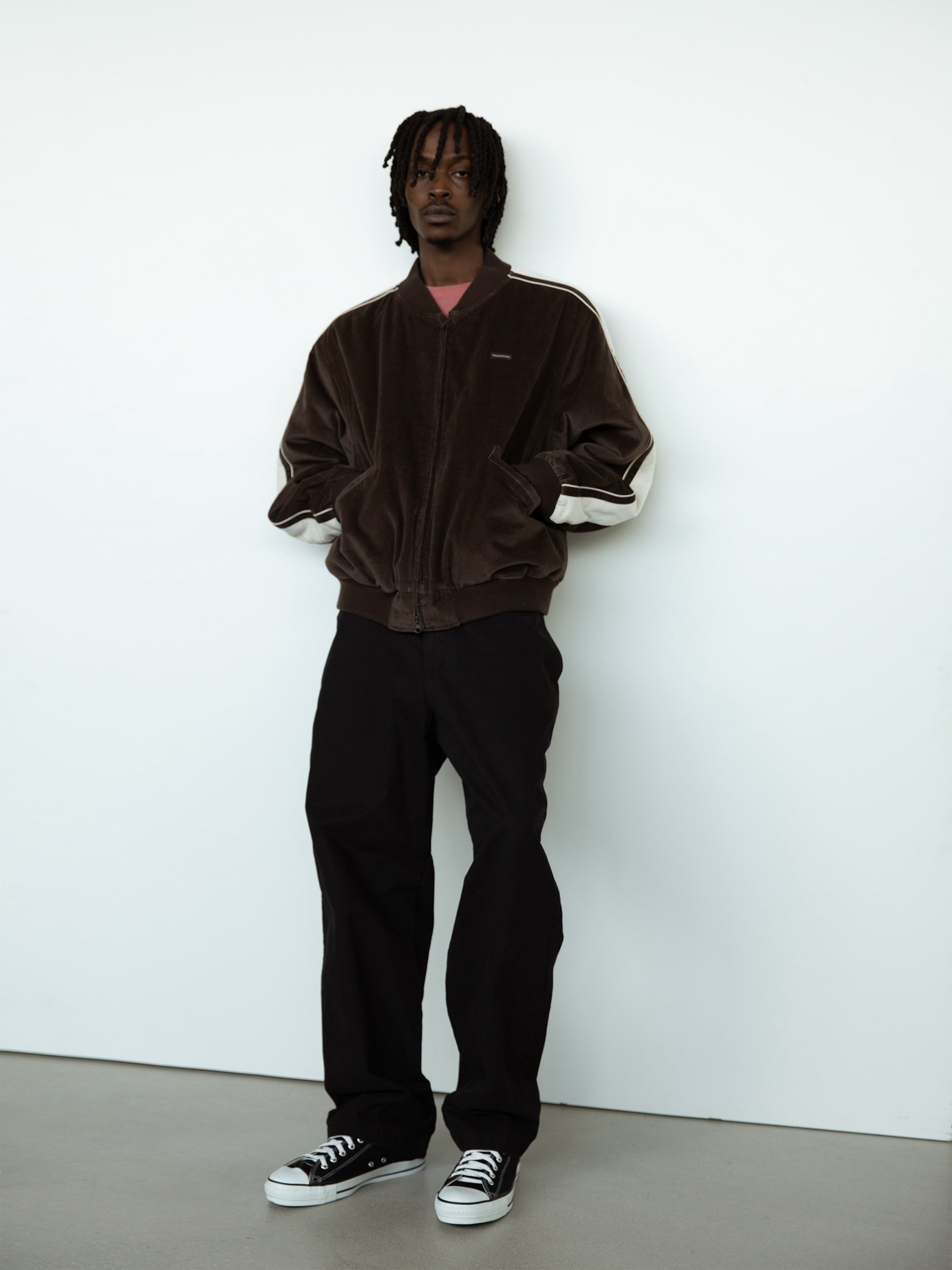 thisisneverthat - Velvet Track Jacket (brown) product image 5 | TRAB K-Fashion Australia