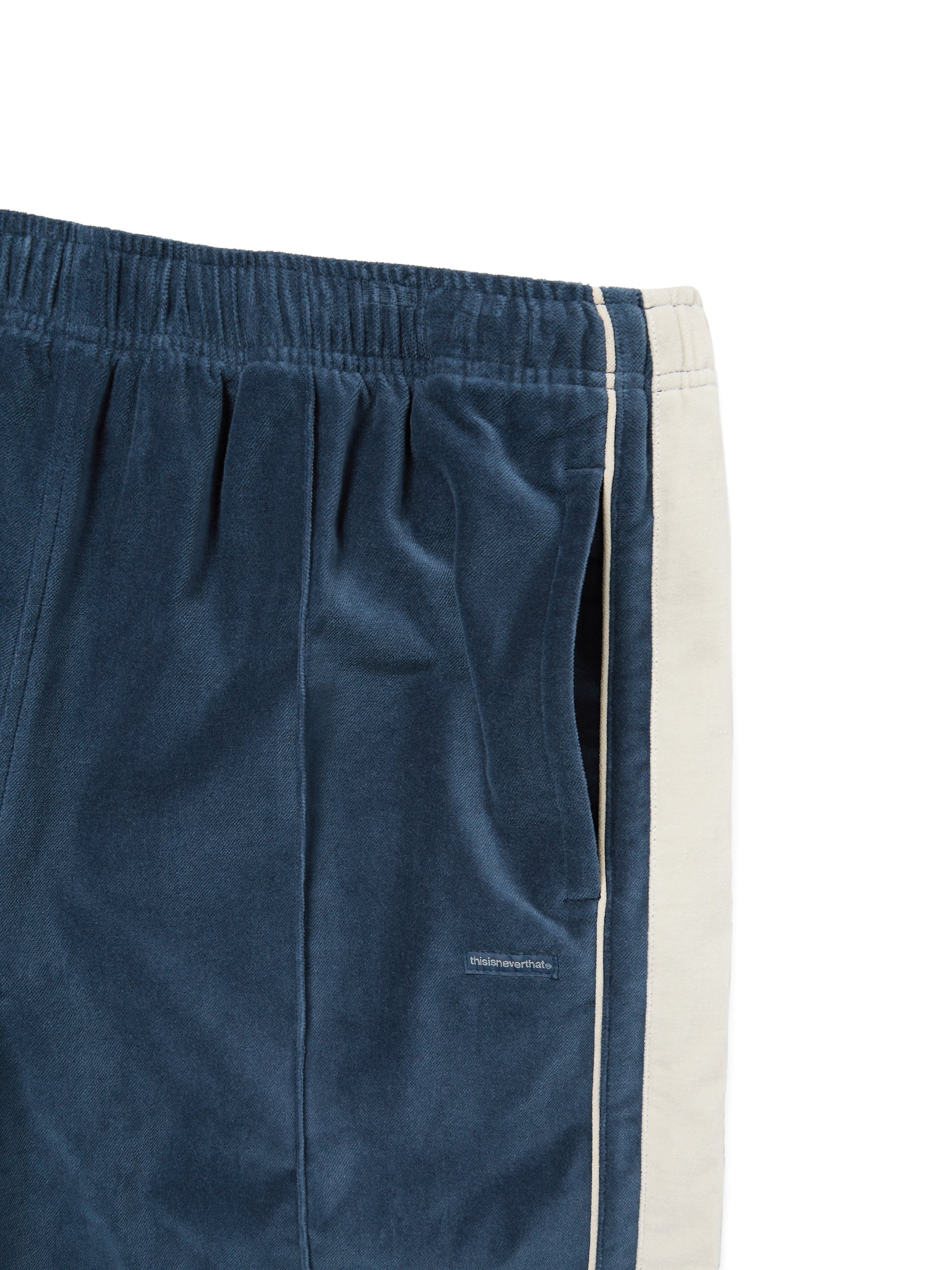 thisisneverthat - Velvet Track Pant (Blue) product image 3 | TRAB K-Fashion Australia