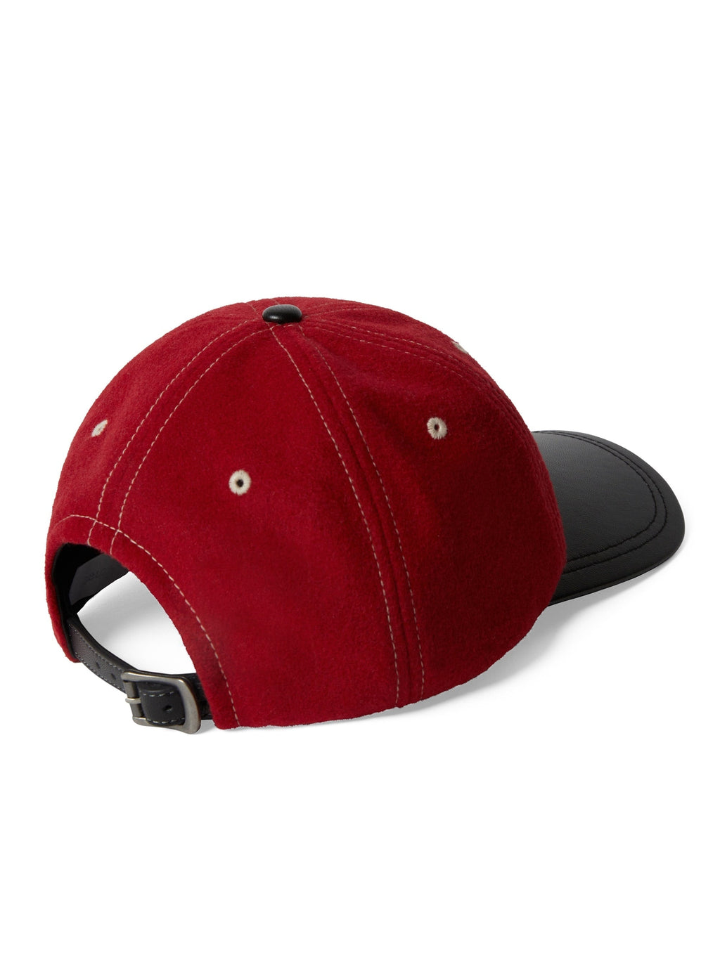 thisisneverthat - Visor Leather Cap (Red) product image 3 | TRAB K-Fashion Australia