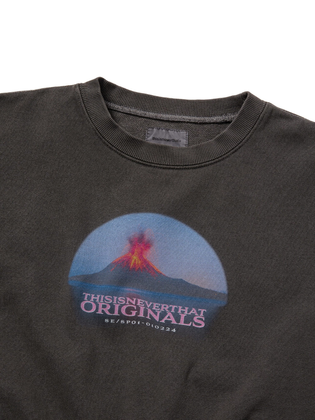 thisisneverthat - Volcano W Crewneck (Charcoal) product image 2 | TRAB K-Fashion Australia