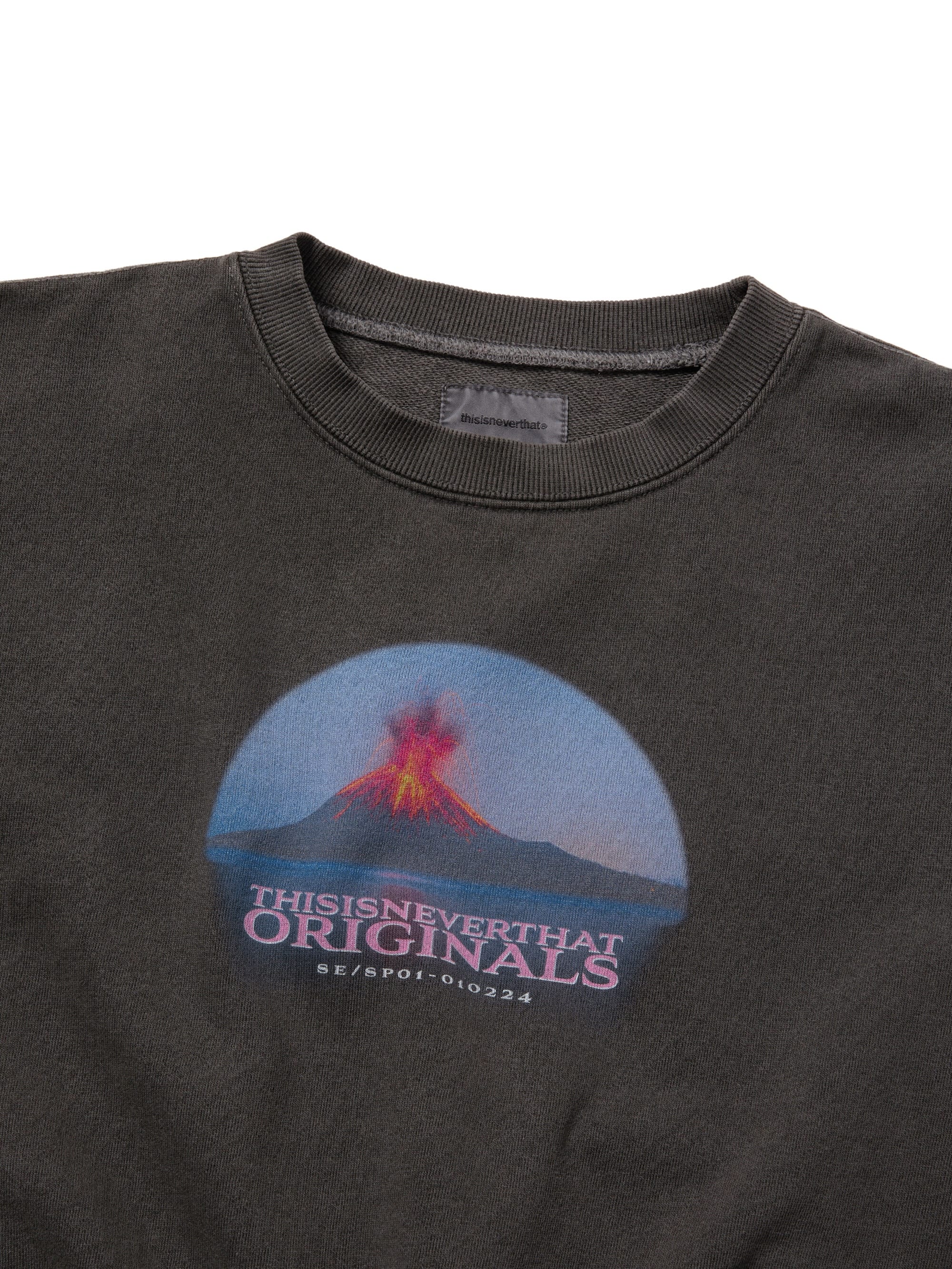 thisisneverthat - Volcano W Crewneck (Charcoal) product image 2 | TRAB K-Fashion Australia